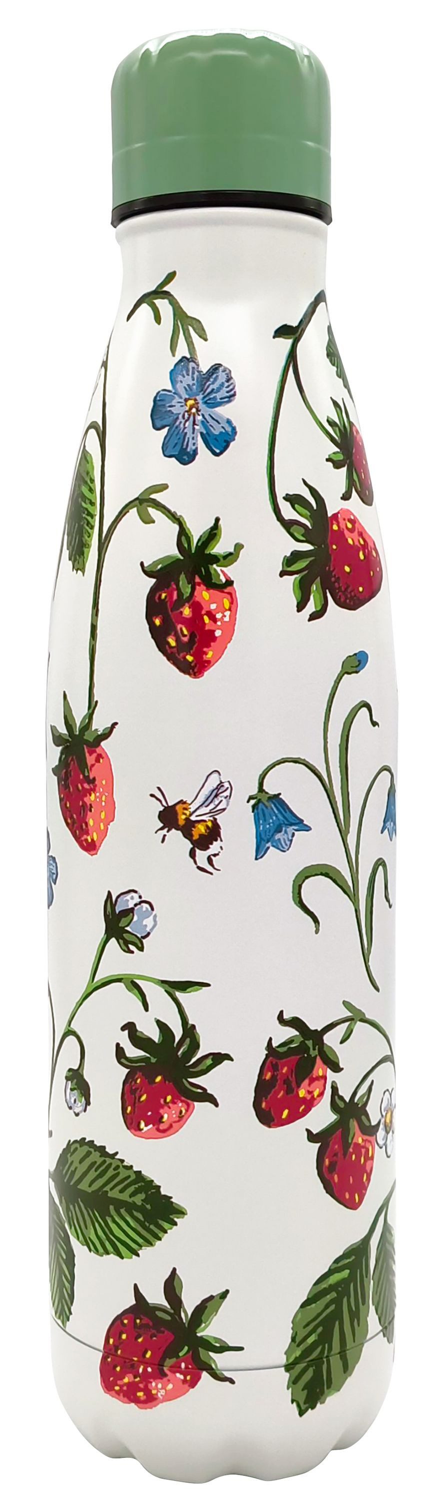 Ulster Weavers Isolierflasche Strawberry Patch, Thermosflasche Isolierflasche aus Edelstahl 27x7x7cm
