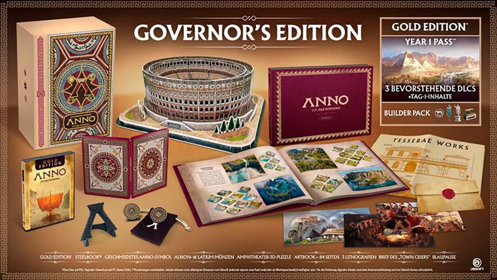 Anno 117: Pax Romana Governor's Edition PlayStation 5