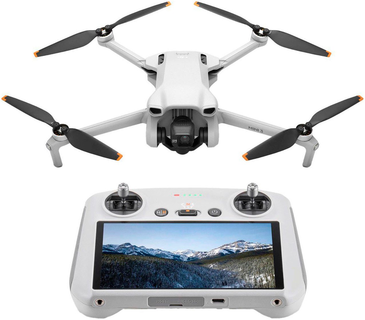 DJI Mini 3 Fly More Combo & DJI RC Drohne (4K Ultra HD)