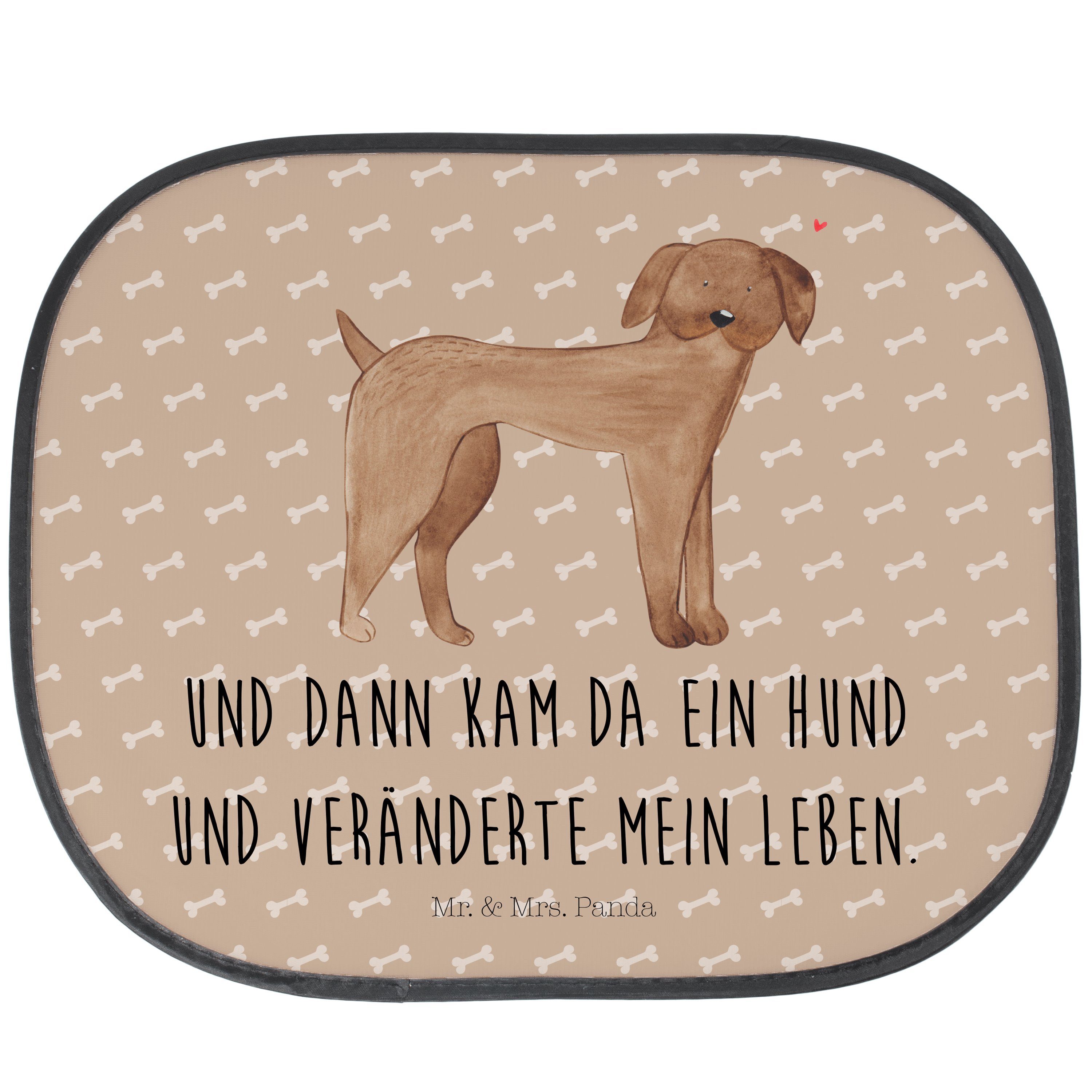 Sonnenschutz Hund Dogge - Hundeglück - Geschenk, Sonnenblende, Hundebesitzer, Hund, Mr. & Mrs. Panda, Seidenmatt