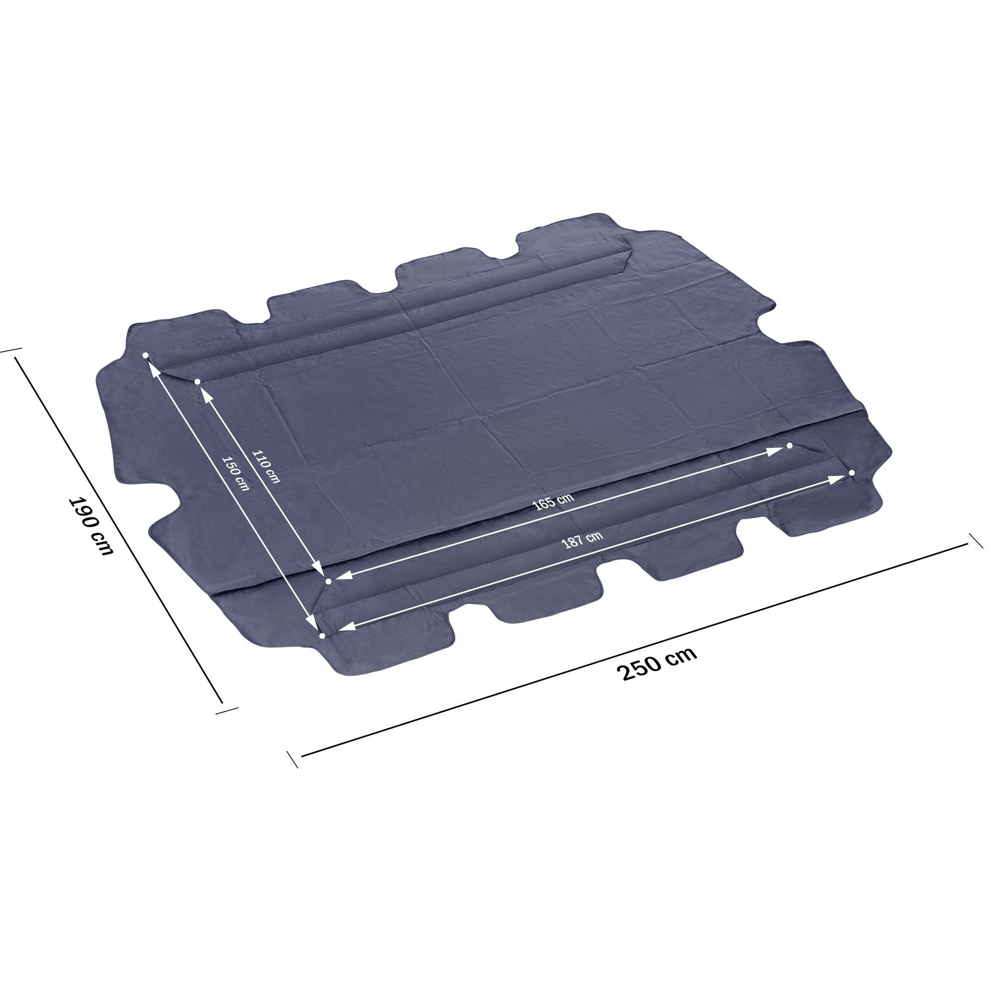 bonsport Hollywoodschaukelersatzdach Ersatzdach für Hollywoodschaukel, Polyester, PVC Beschichtet