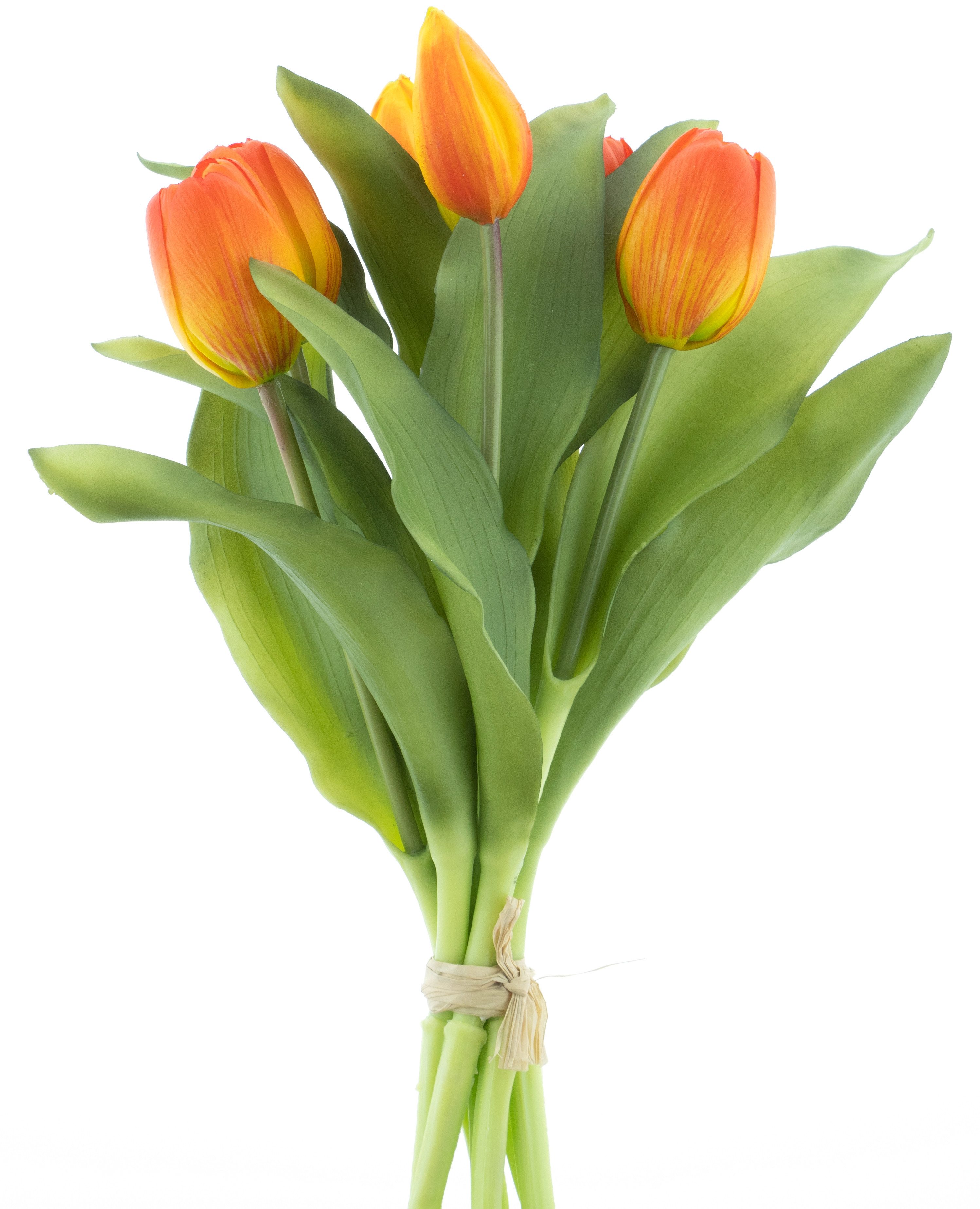 Kunsttulpe mit 4 Tulpen und 3 günstig online kaufen