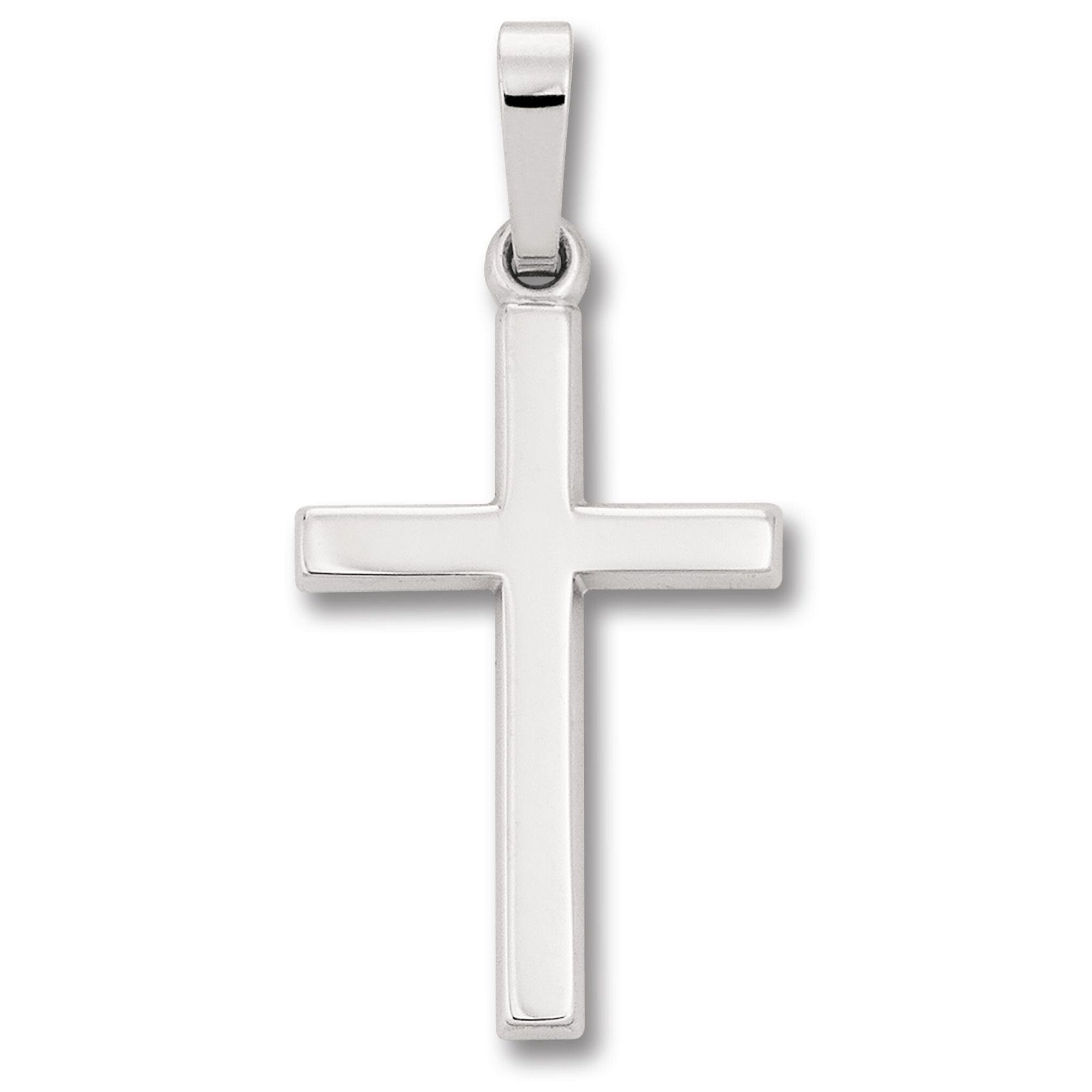 Kettenanhänger Kreuz Anhänger aus 333 Weißgold Kreuz Anhänger aus 333 Weißgold