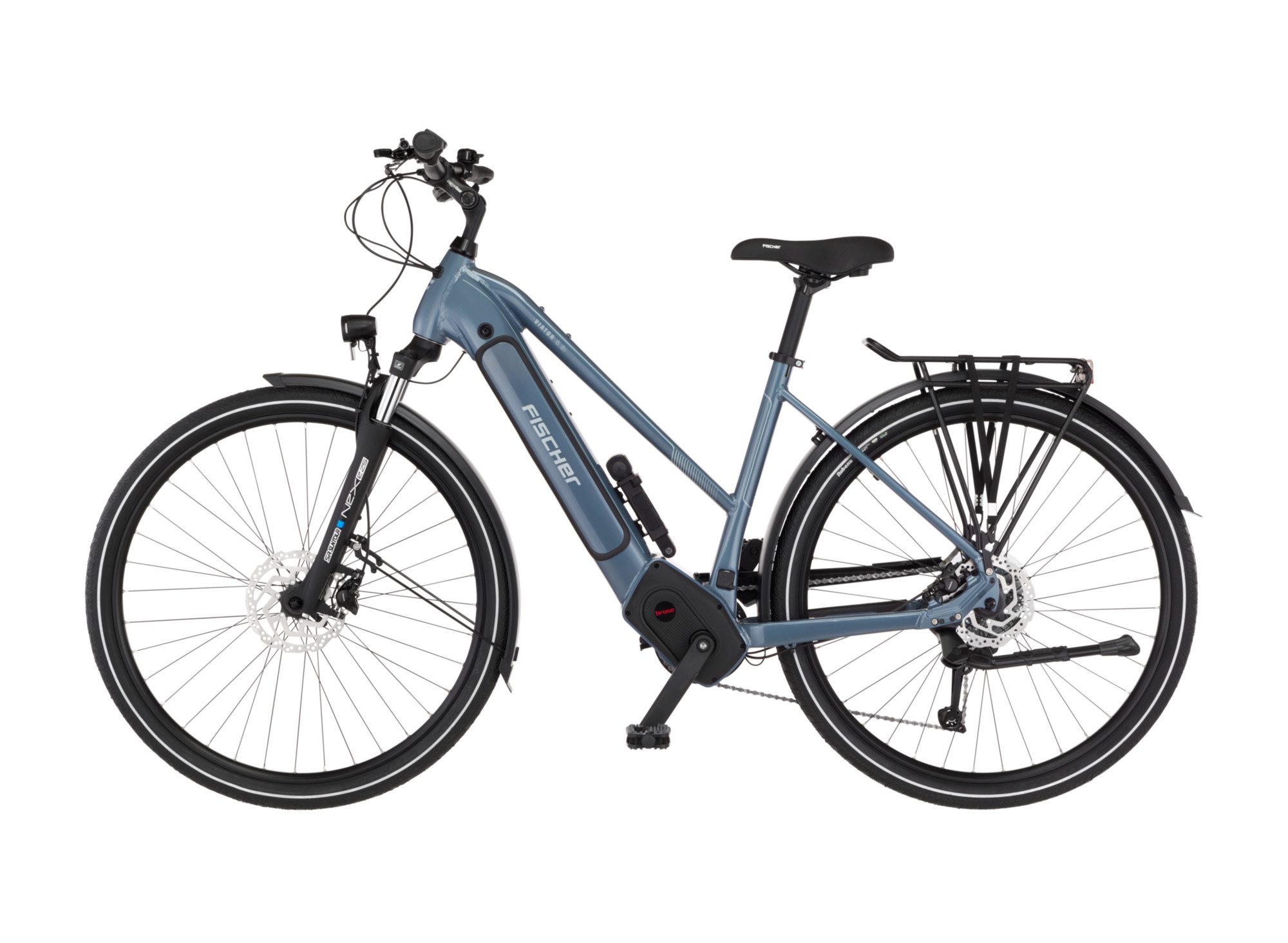 FISCHER Fahrrad E-Bike Trekkingrad VIATOR 6.8I 711 T ULTIMATE, 9 Gang Shimano Cues RD-U3020 Schaltwerk, Mittelmotor, 711 Wh