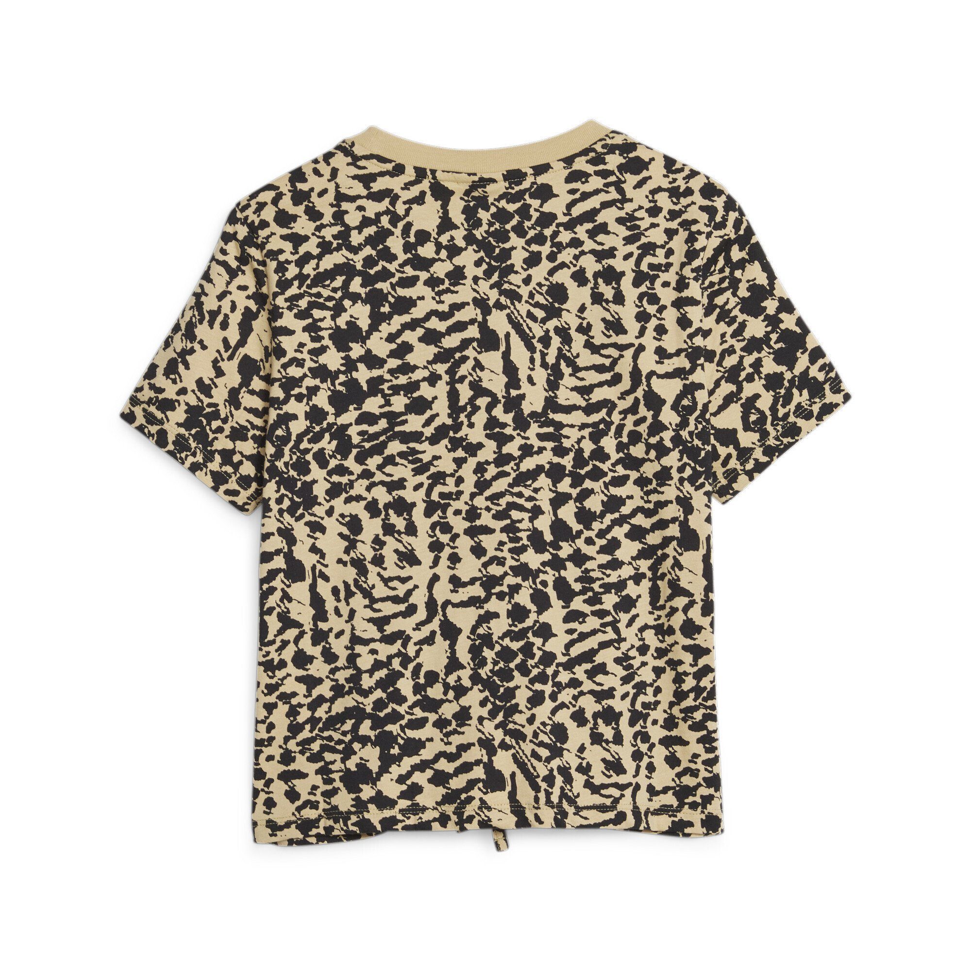 PUMA T-Shirt Dune Sand ESS+ Beige Mädchen T-Shirt ANIMAL