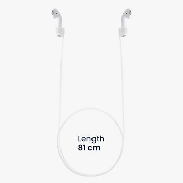 kwmobile Halteband magnetisch für Apple Airpods 1 / 2 / 3 / Pro 1 /2 Headphones Headset-Halterung, (1-tlg., 80 cm Kopfhörer Halter Band Strap)