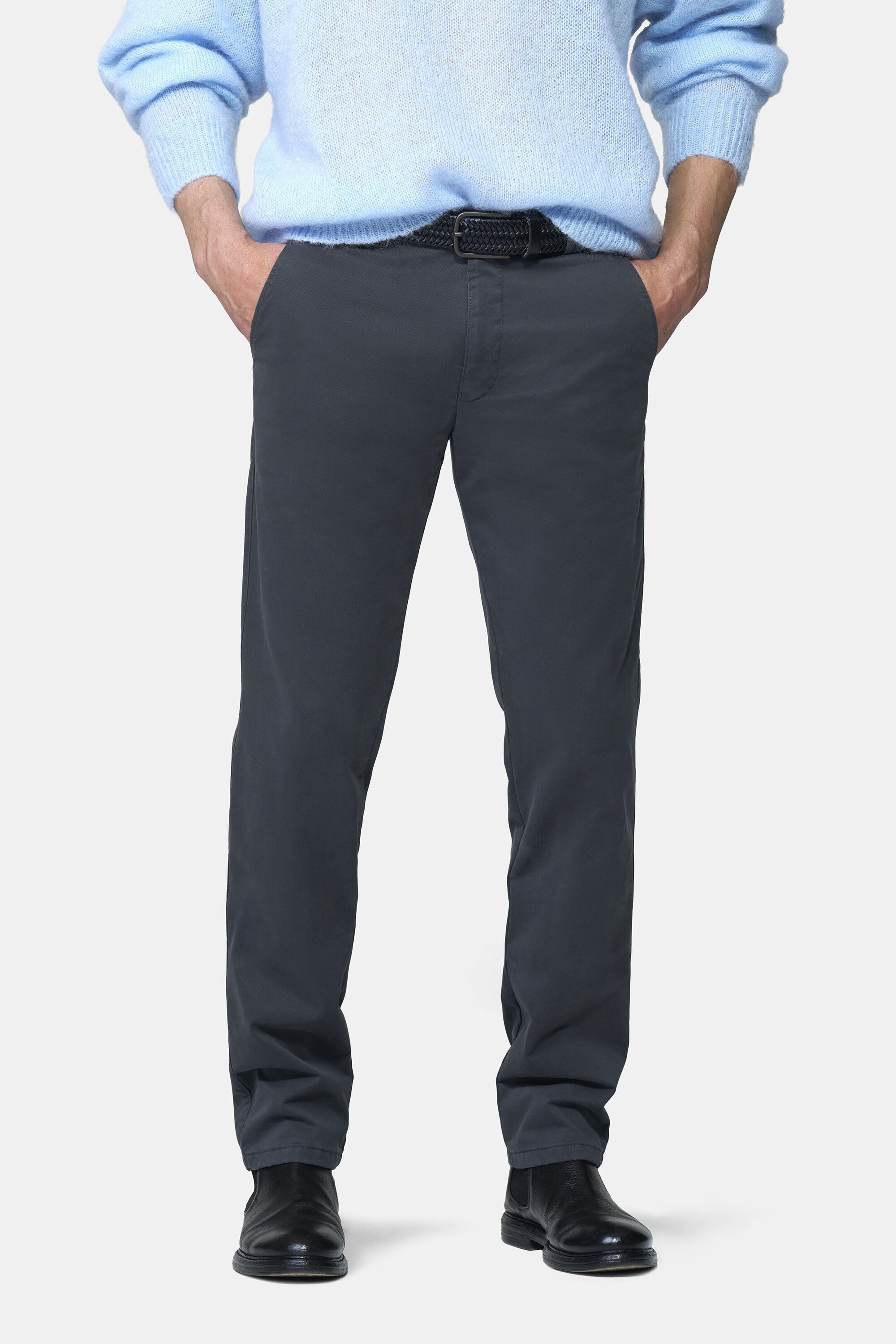 MEYER Chinos Bonn 2-3931 Thermohose aus weichem Baumwoll-Twil