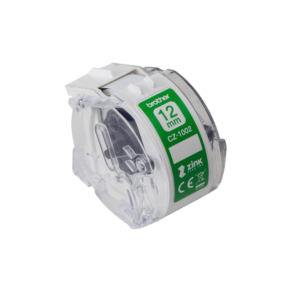Brother Farbetikettenrolle CZ-1002 BxL 12mm x 5m Tintenpatrone