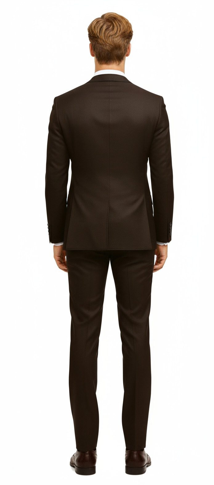 Freiherr von Falkenhausen Anzug S 150 braun Super 150 slim fit 100% Schurwolle „lusso extraleggera“ slim fit / Super 150 extra feine Schurwolle ca. 150 gramm