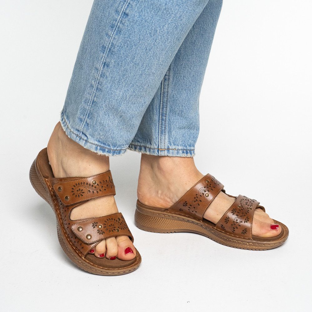 Ara HAWAII Pantolette Keilabsatz, Schlupfschuh, Sommerschuh, in G-Weite (weit)