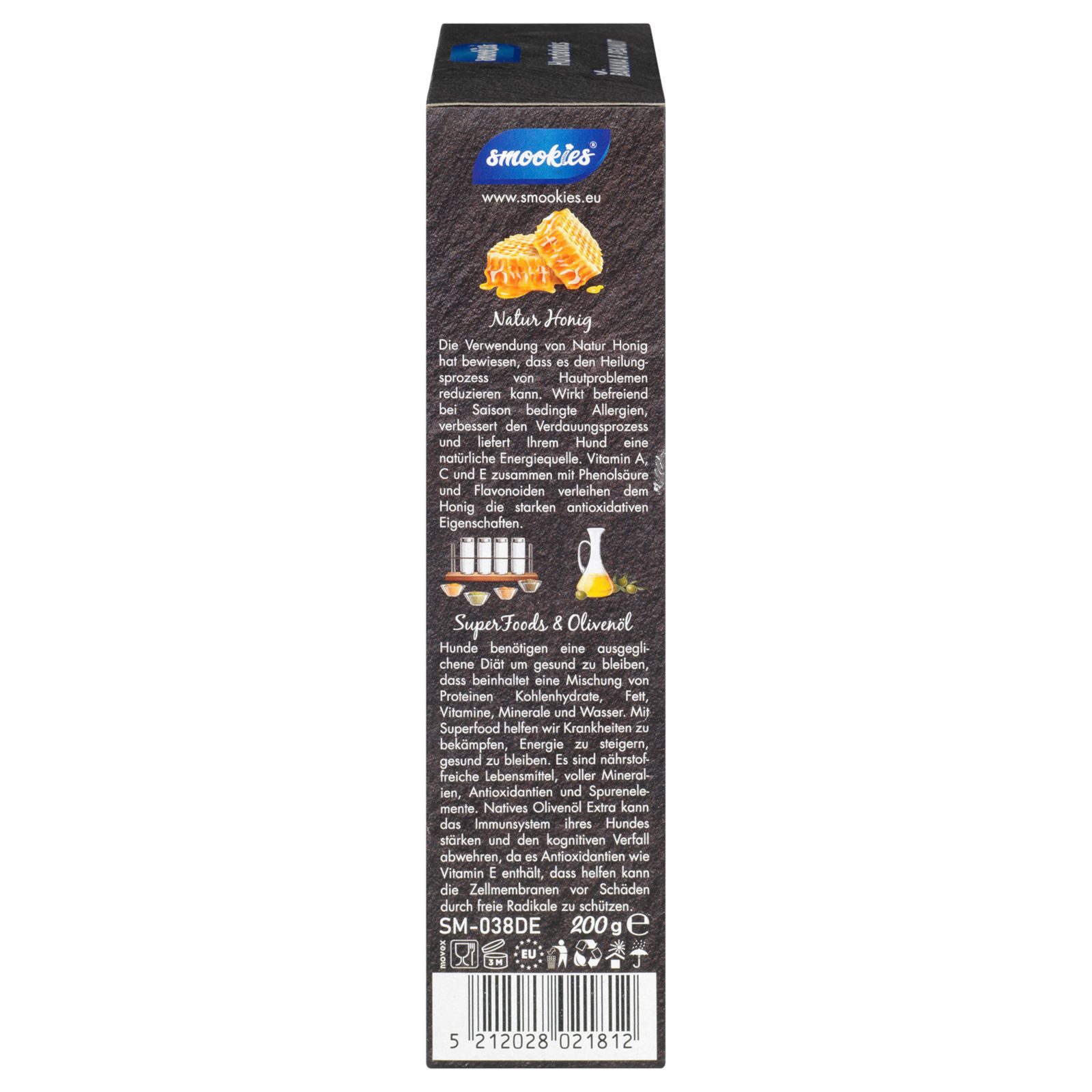 smookies Banane & Erdnuss, 200g, ein Keks, den Hunde lieben!, Snack für: Hunde