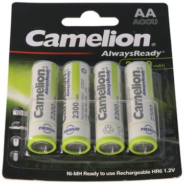 Camelion AA, Mignon LR6, HR6, NiMH Akku mit bis zu 2300mAh in 4er Blisterverpa Akku 2300 mAh (1,2 V)