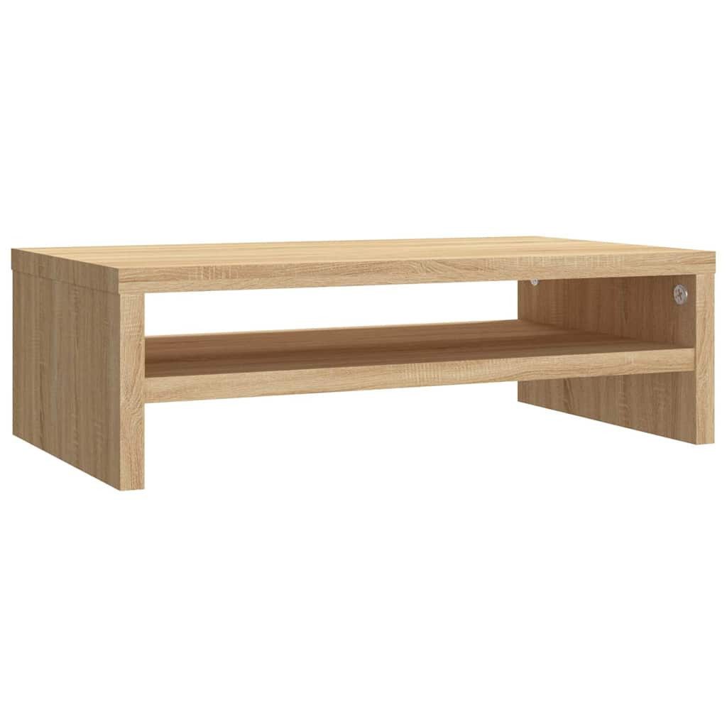 vidaXL Monitorständer Monitorständer Sonoma-Eiche 42x24x13 cm Holzwerkstoff, (1-tlg)