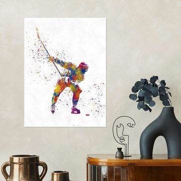 Posterlounge Poster nobelart, Ice Hockey Spieler VII, Illustration