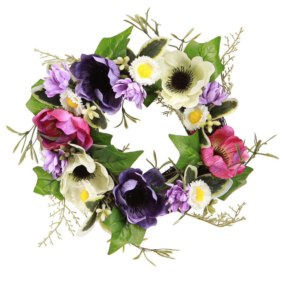 Viana Dekokranz Künstlicher Kranz Anemonen Margeriten günstig online kaufen