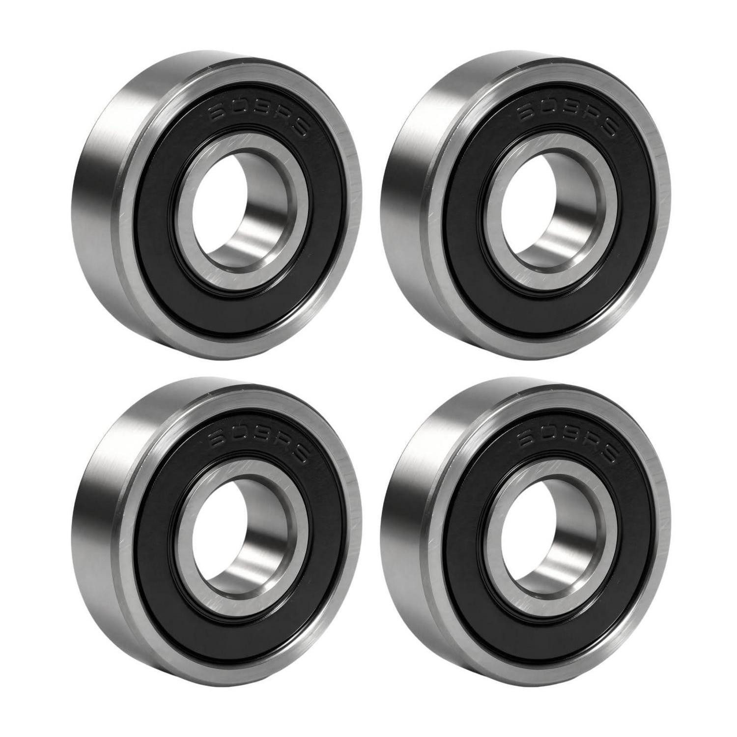 LuxusKollektion Kugellager Kugellager 609-2RS 9x24x7mm reibungsarm (4-St)