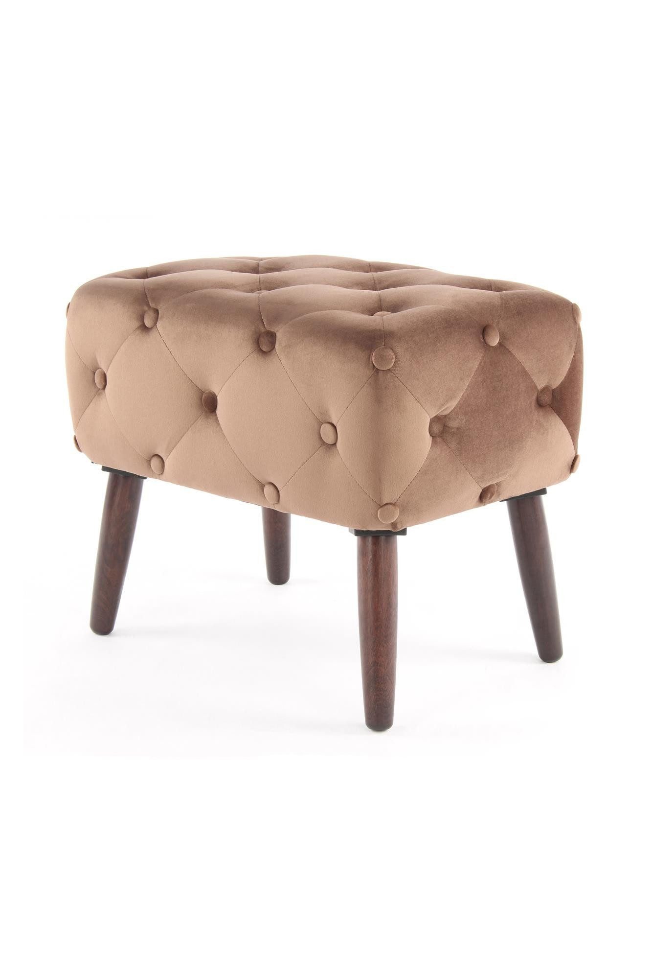 Qiyano Hocker Lounge Sitzbank Menami Braun günstig online kaufen