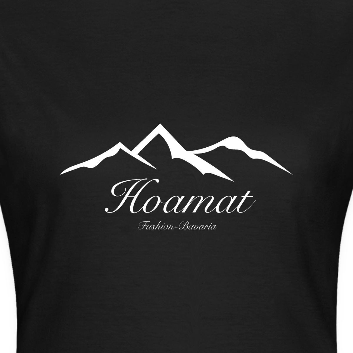 Spreadshirt T-Shirt Hoamat Heimat Bayern Alpen Frauen T-Shirt (1-tlg) Slim Fit, fällt klein aus