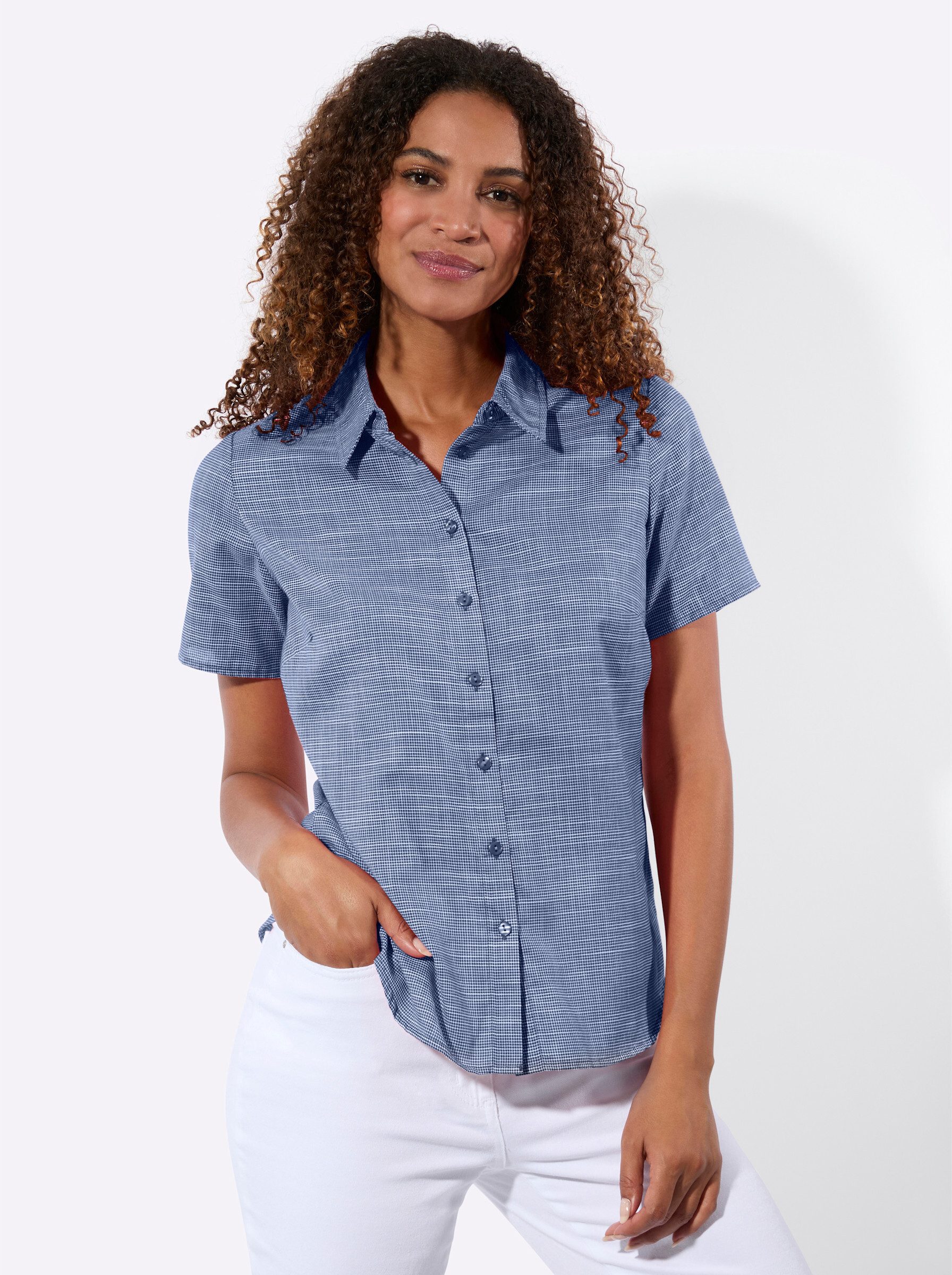 Witt Klassische Bluse Kurzarm-Bluse günstig online kaufen