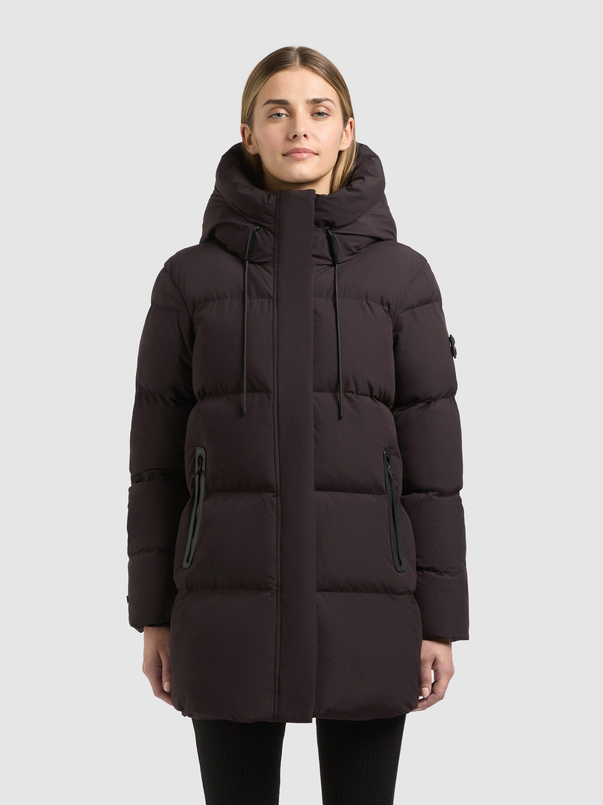 khujo Steppjacke DROWN2 MATT Taschenbeutel mit Fleece