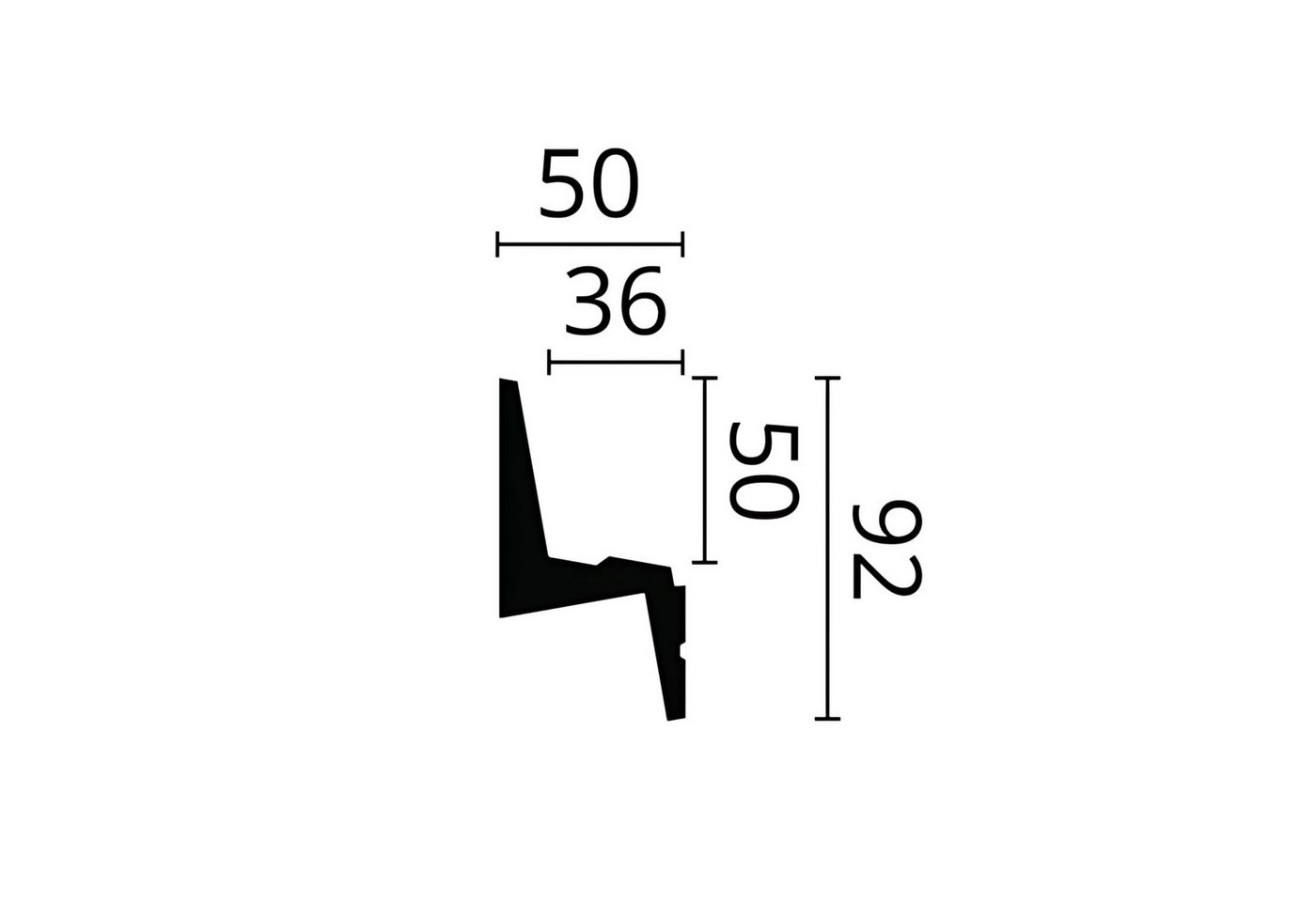 Thumbnail - NOËL & MARQUET by nmc Deckenprofil 1 MUSTERSTÜCK NMC S-IL6 10 cm MUSTER der Eckleiste Stuckleiste (1-St), Zierleisten Mu...