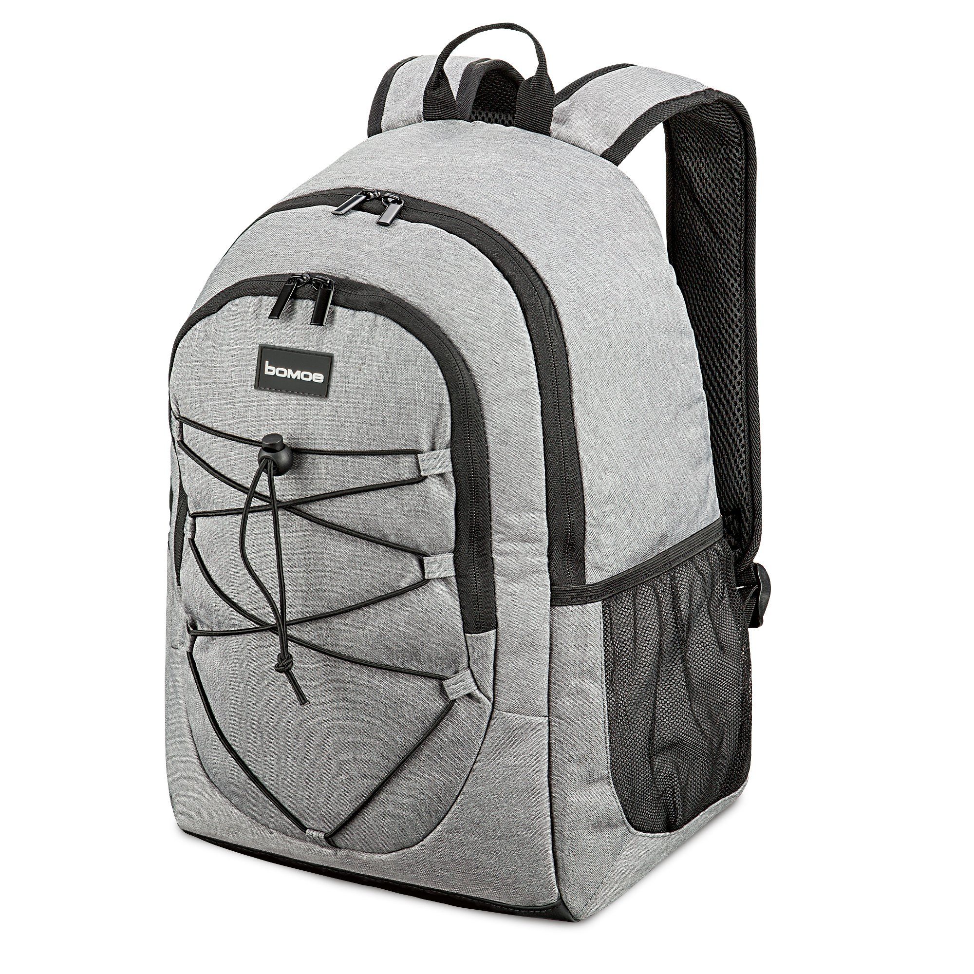 bomoe Kühltasche Kühlrucksack 25L IceBreezer, Grau, Outdoor Rucksack mit 16h Kühlfunktion