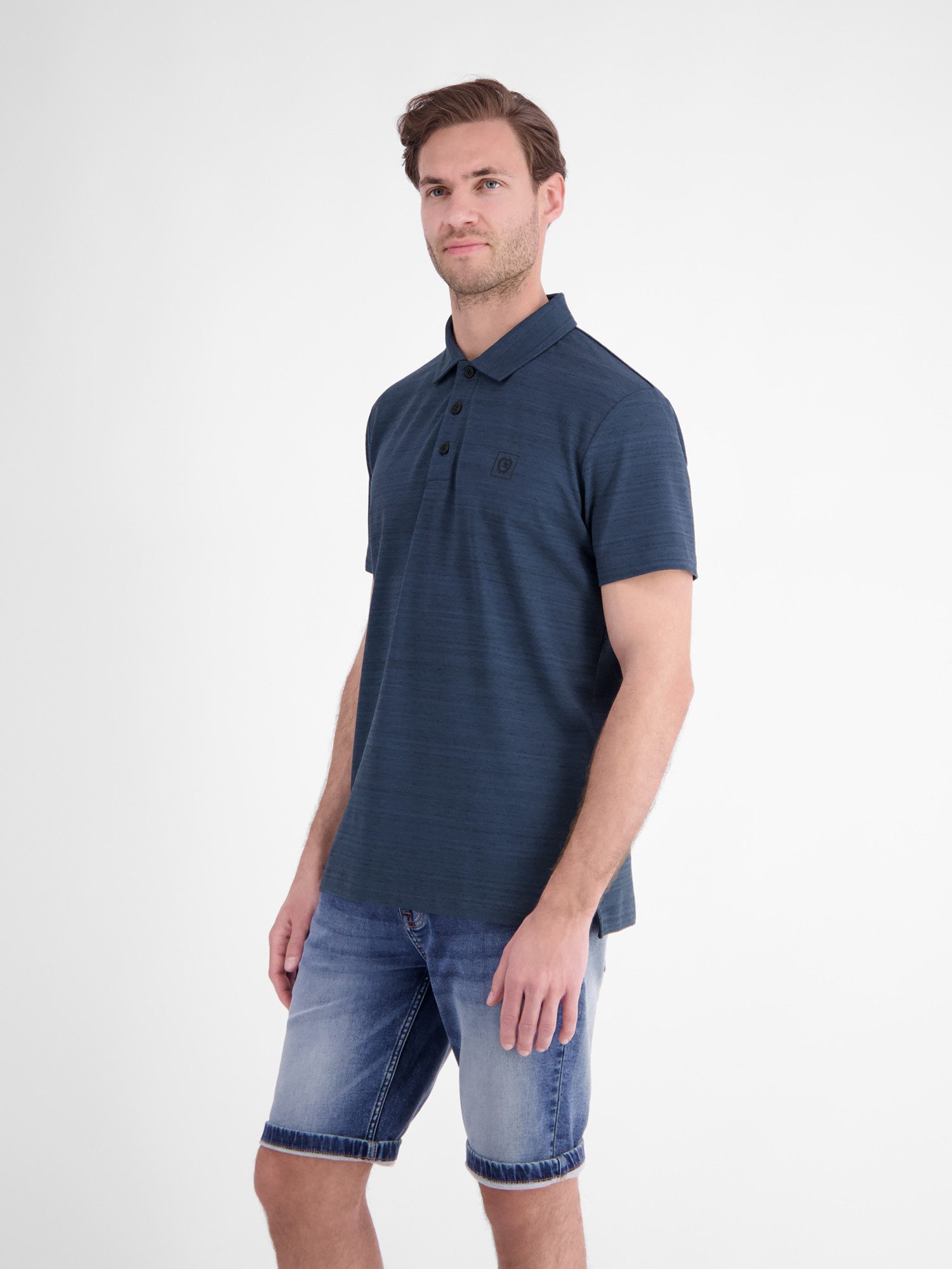 LERROS Poloshirt Polo aus leichtem Baumwollmischgewebe mit griffiger Haptik – Bild 3 von 5