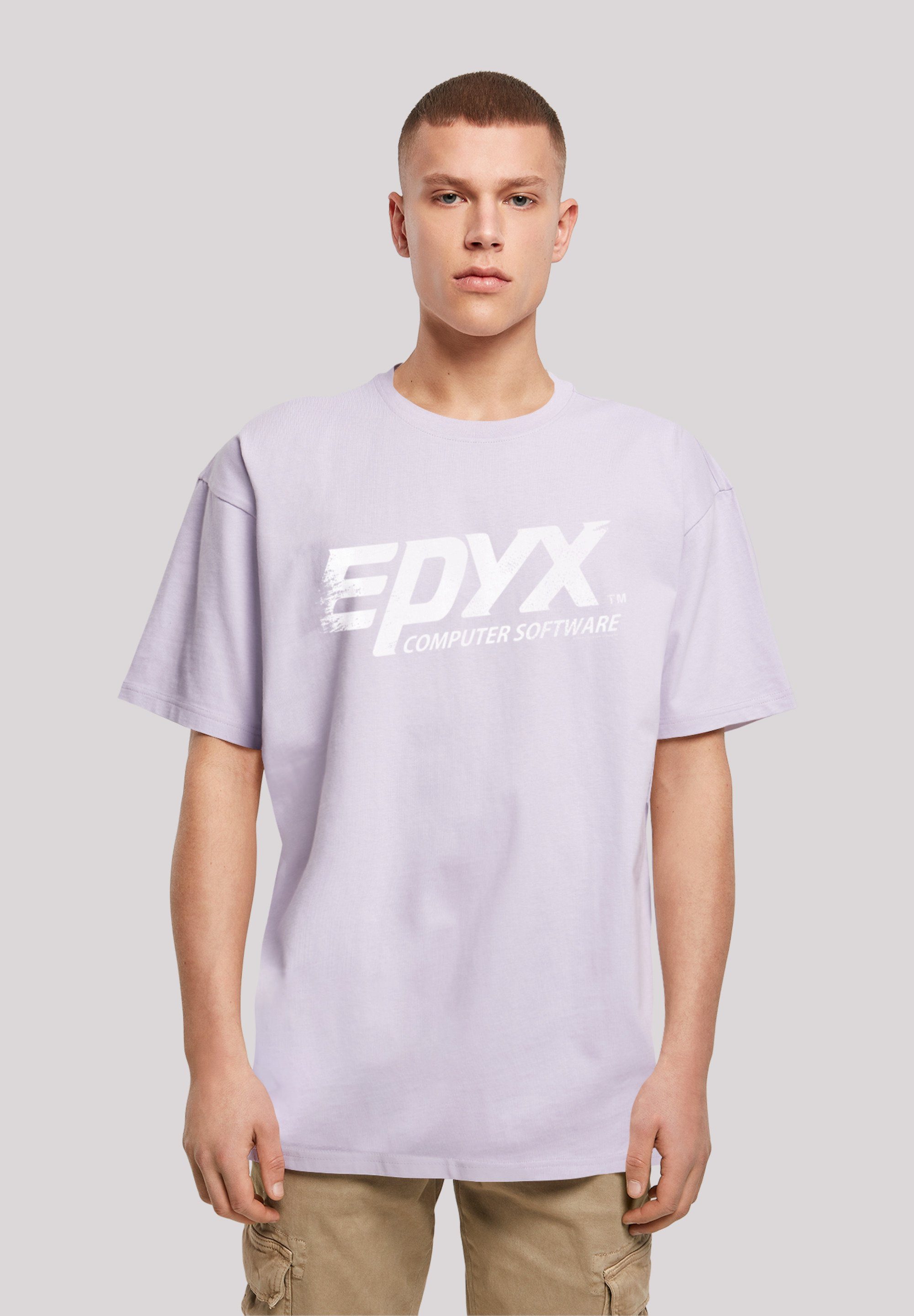 F4NT4STIC T-Shirt EPYX Print lilac WHT Logo