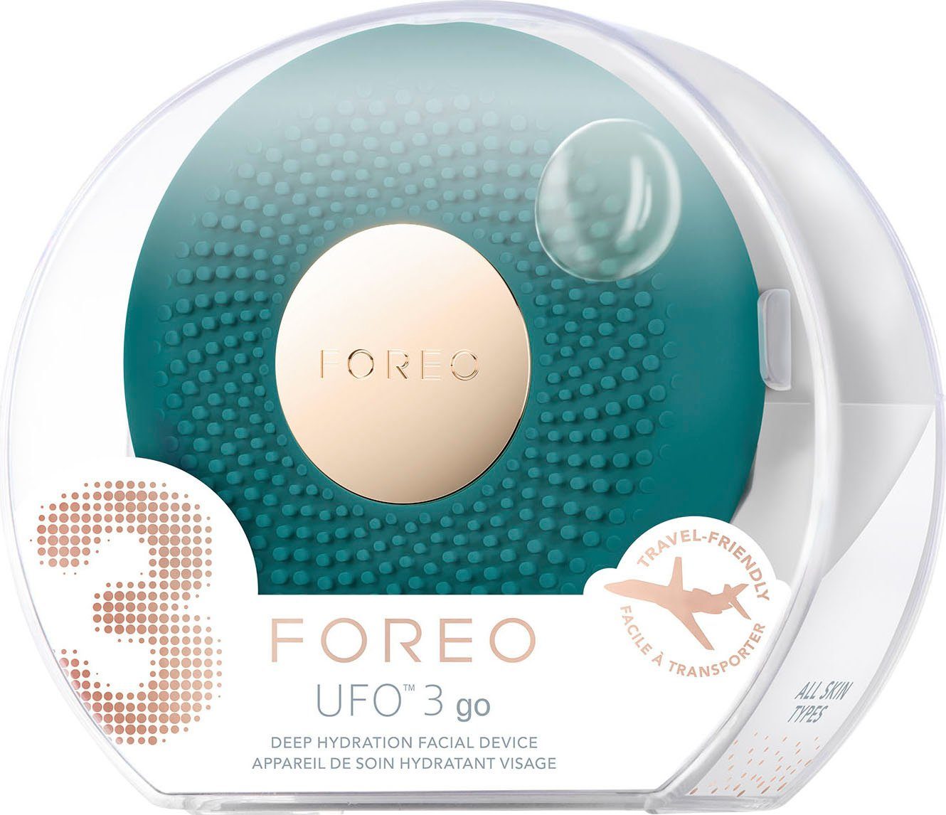 FOREO 3 Kosmetikbehandlungsgerät UFO™ go Evergreen