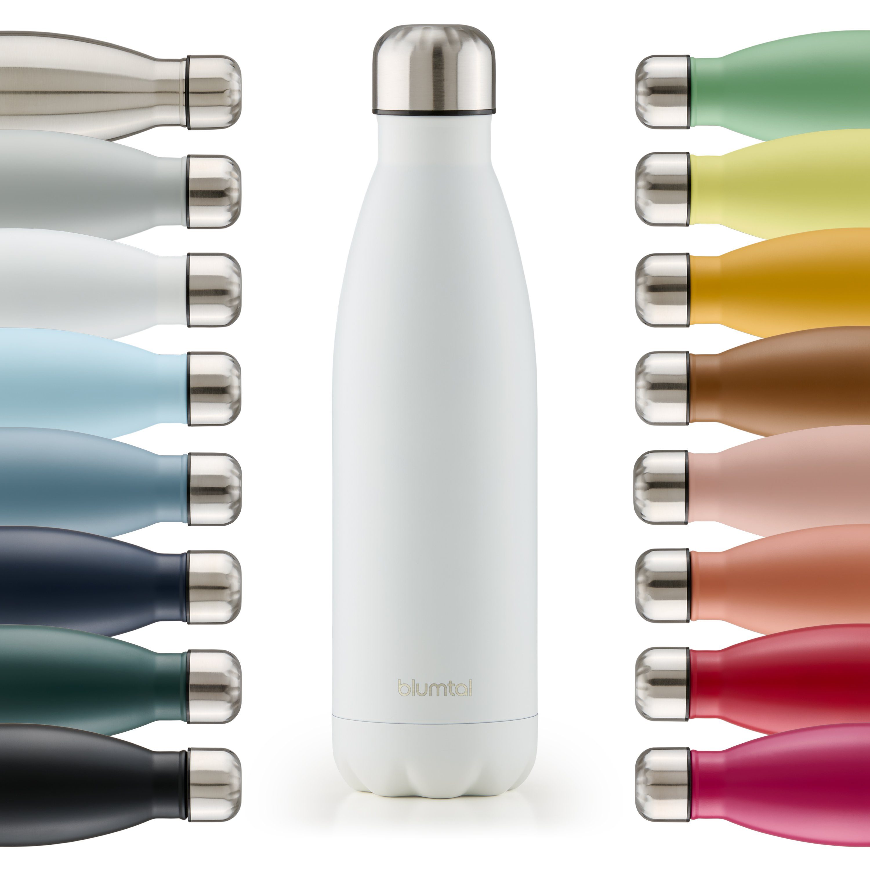 Blumtal Isolierflasche Thermoflasche Charles - auslaufsiche Isolierflasche,  BPA-frei, stundenlange Isolation von Warm- und Kaltgetränken