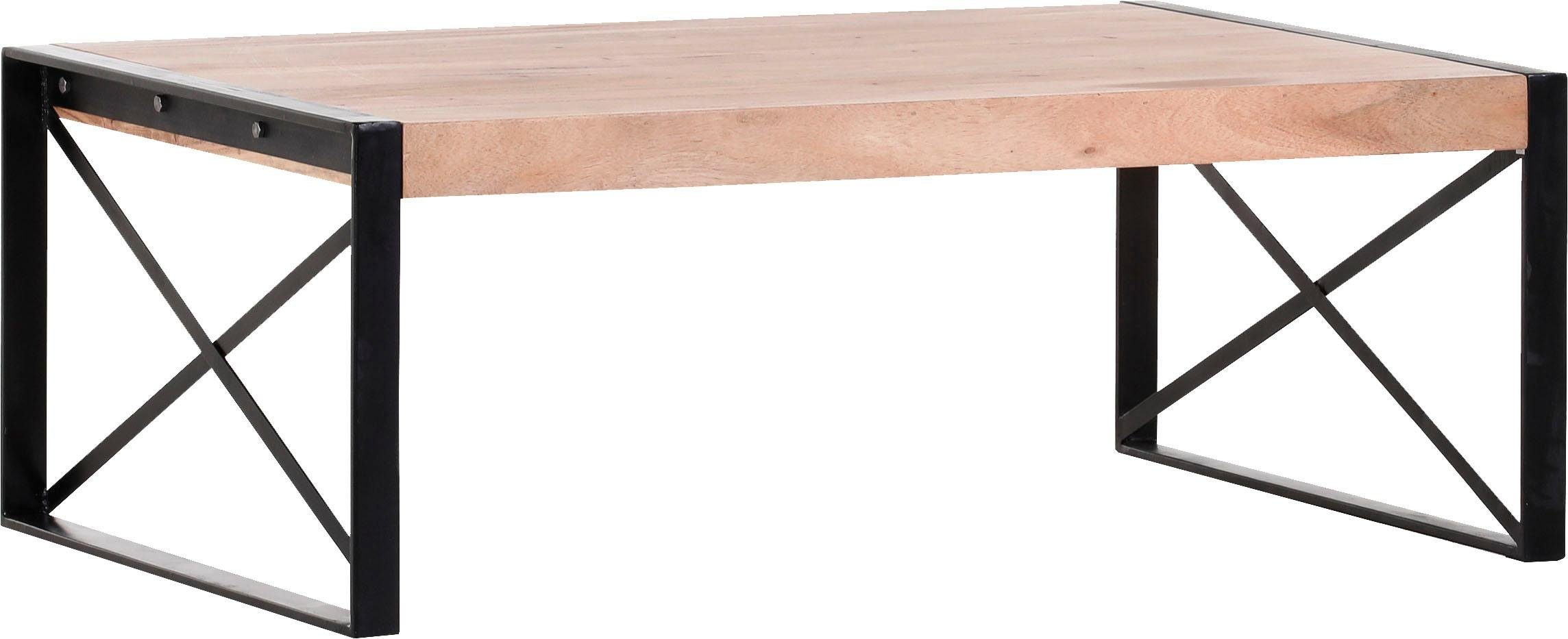 Gutmann Factory Couchtisch Downtown, aus massivem Akazienholz, Breite 110 cm