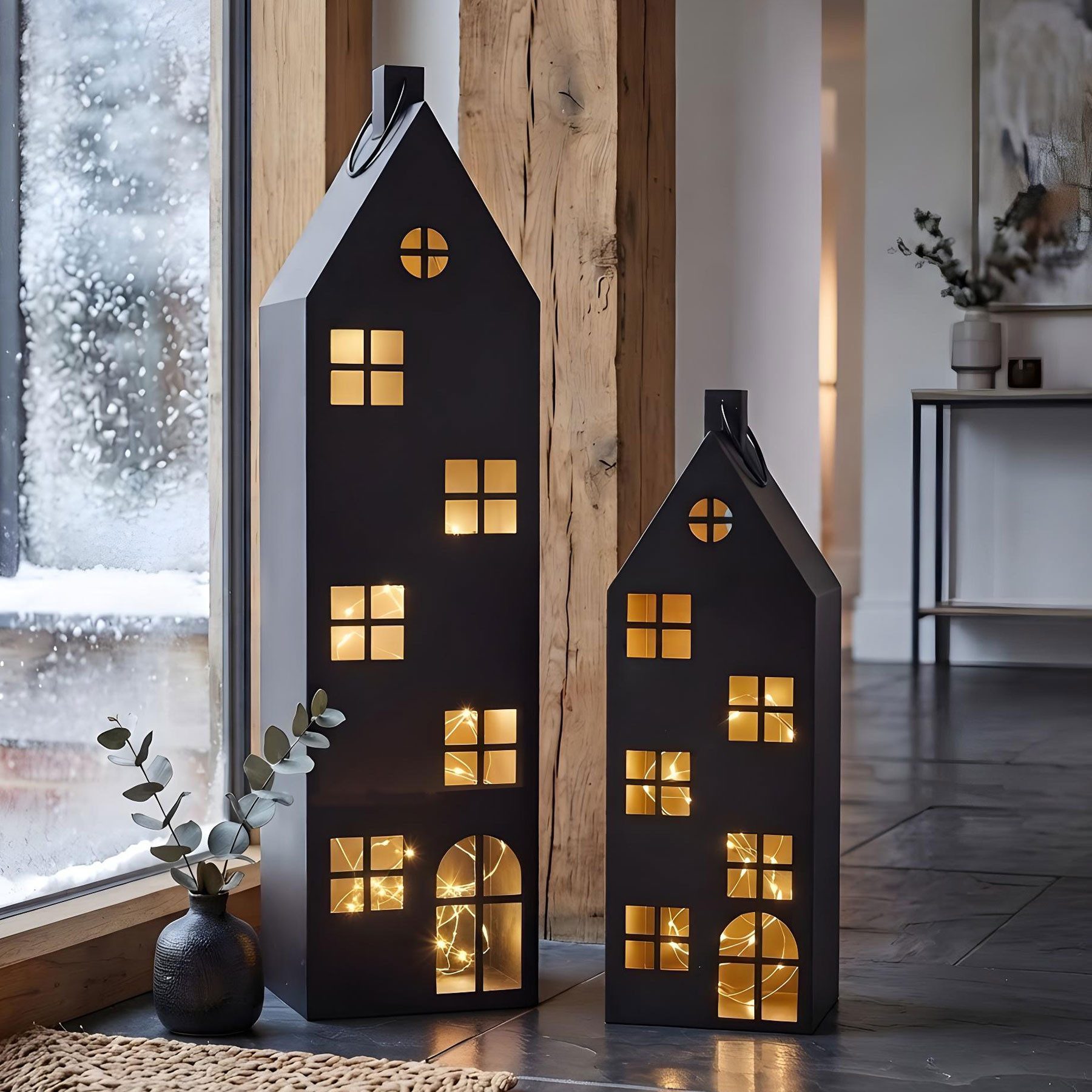 holzkörbe geflochten Geflochtener Holz Ratttankorb Weidenkorb Rarttan Holzkorb Feuerholzkorb Deko Größe:Dickes Tablett