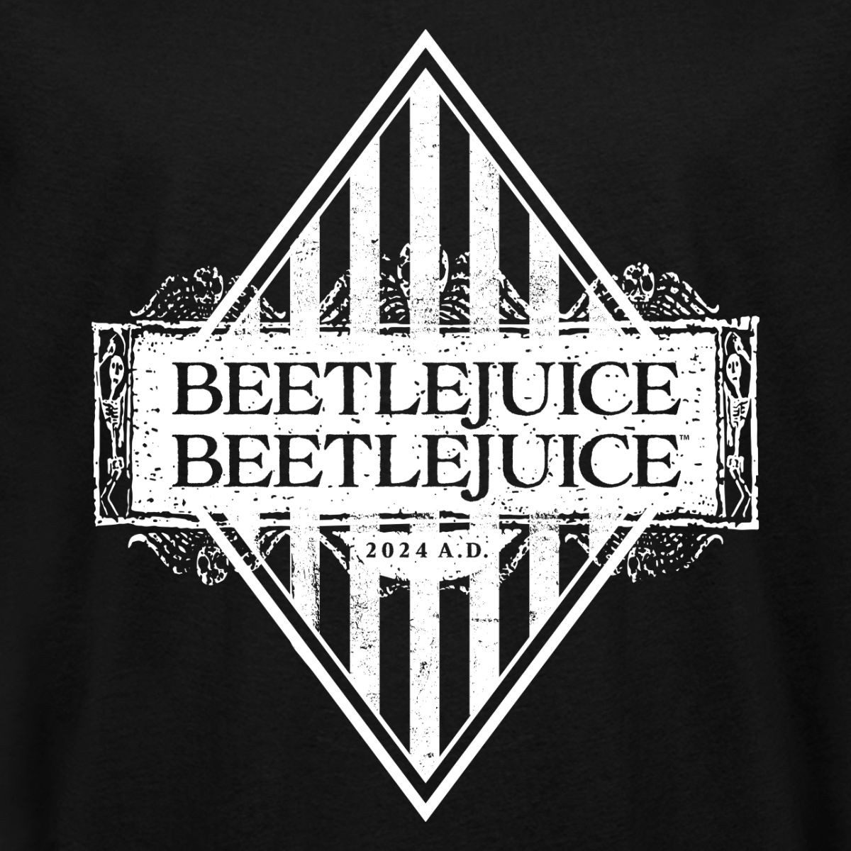 Spreadshirt T-Shirt Beetlejuice 2 Logo Männer Kontrast T-Shirt (1-tlg)