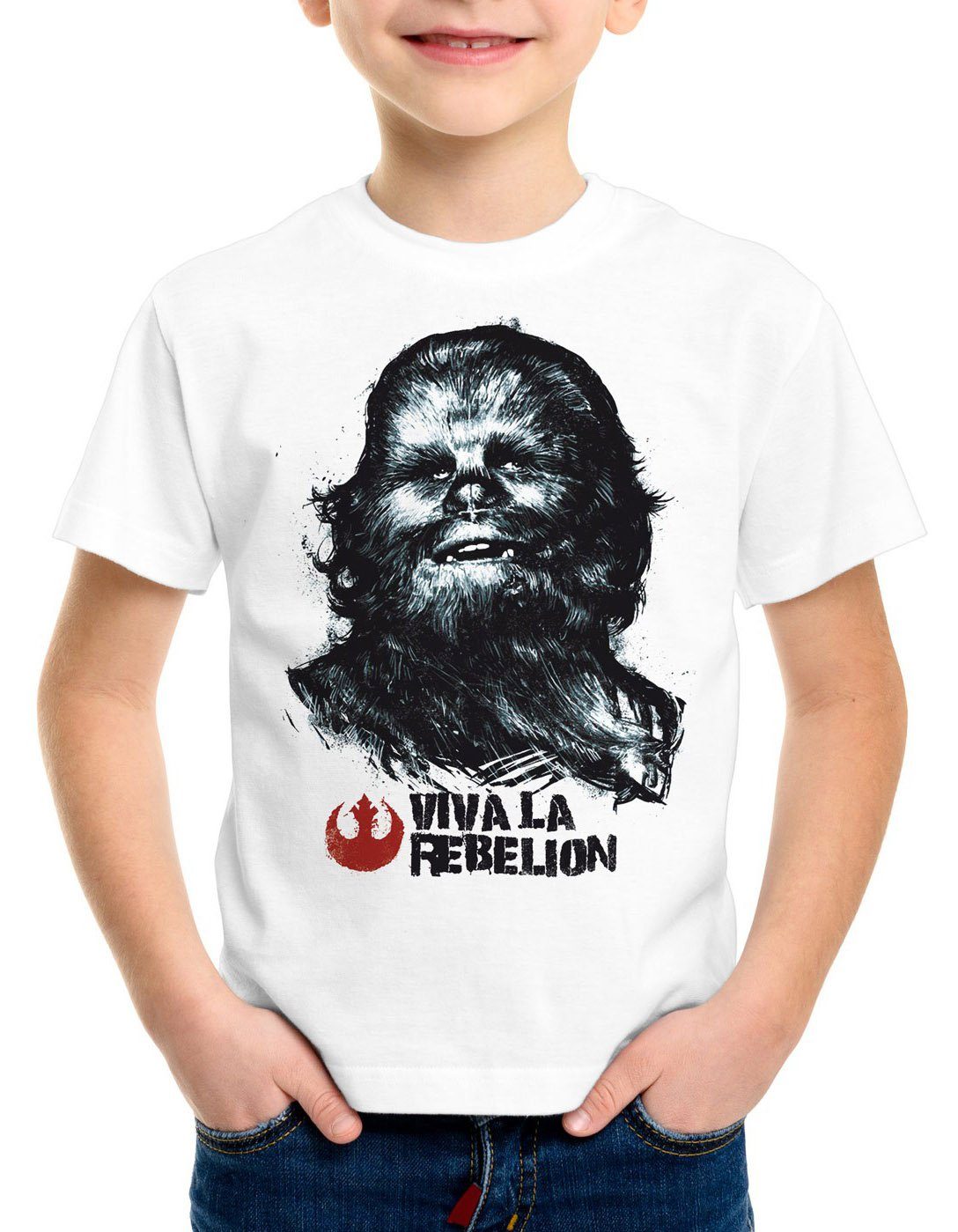 style3 Print-Shirt Kinder T-Shirt Viva La Rebelion rebellion revolutionär revolution