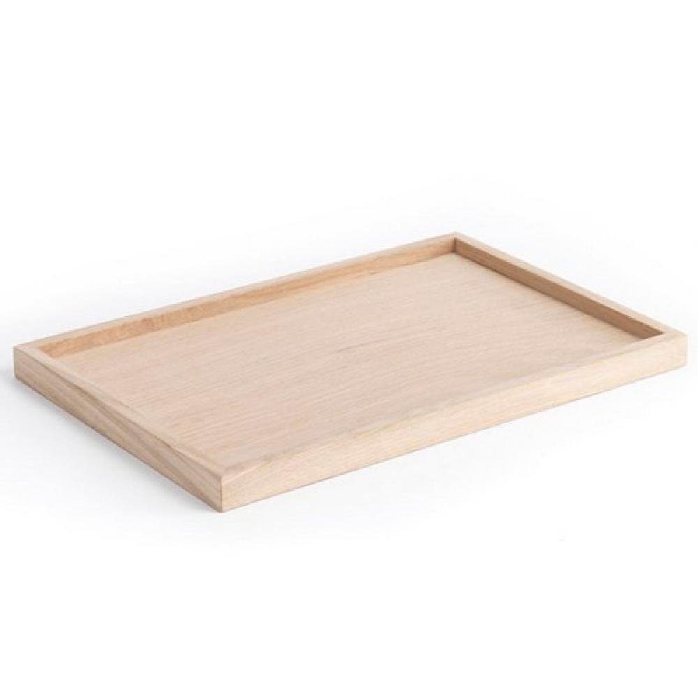 The oak men Tablett Tablett Square Eiche natur (32,5x22,5cm)