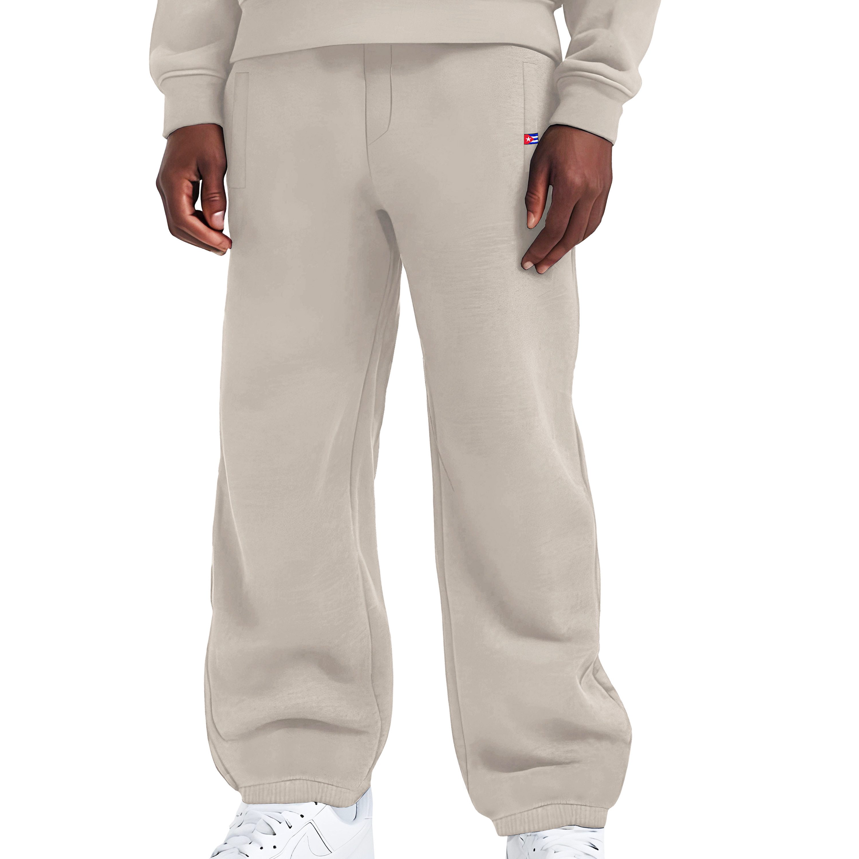 CUBAIANS Jogginghose Caonao Herren Baggy Pant Hose Freizeit Loose Fit Sweat günstig online kaufen