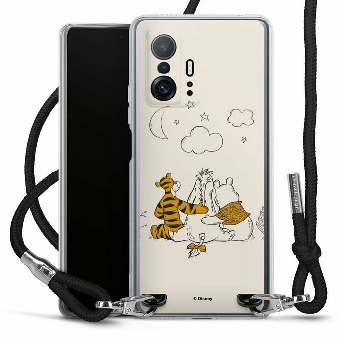 DeinDesign Handyhülle Winnie Puuh Offizielles Lizenzprodukt Disney Best Friends in Nature Xiaomi 11T 5G Handykette Hülle mit Band Case zum Umhängen