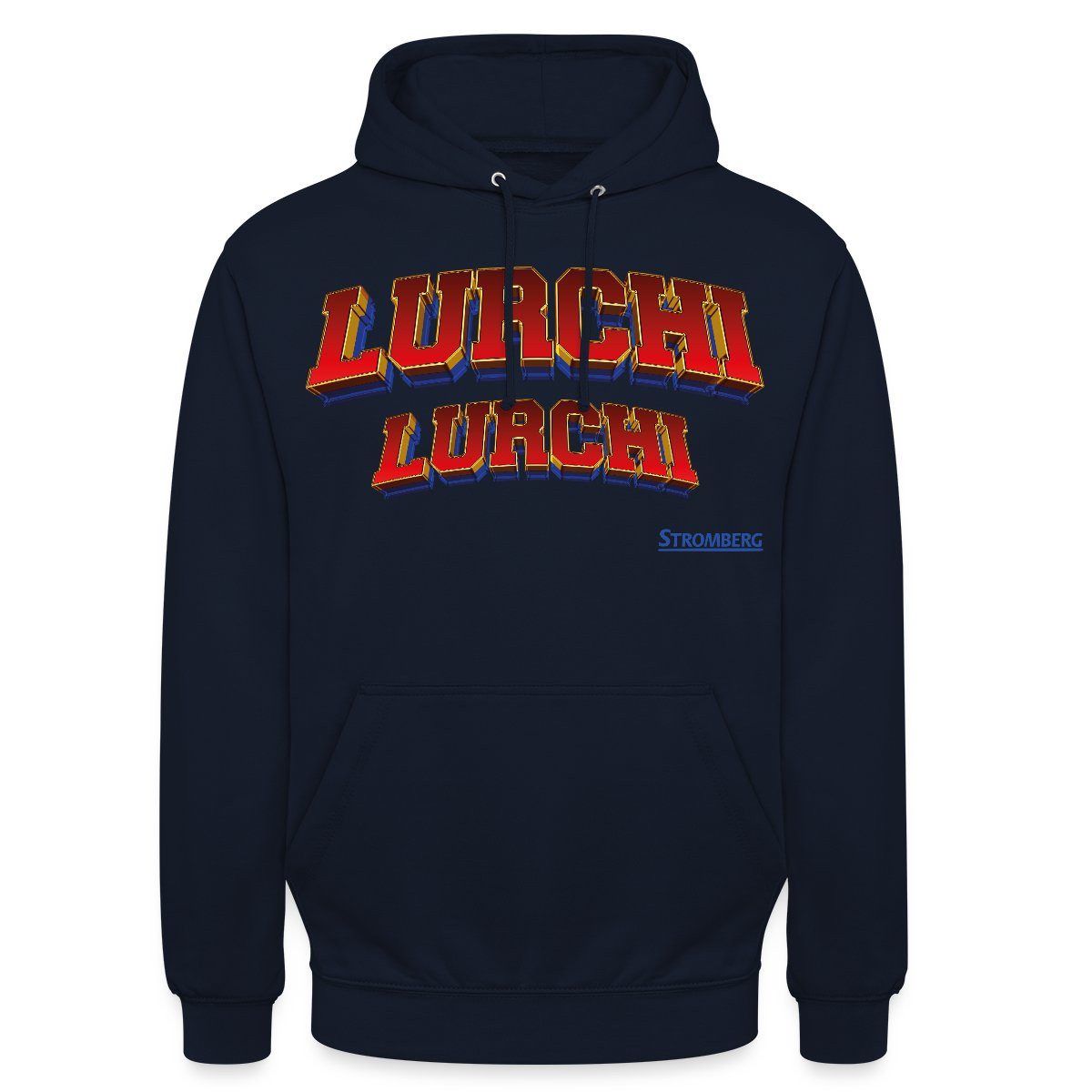 Spreadshirt Hoodie Stromberg Mit Spruch Lurchi Lurchi Unisex Hoodie (1-tlg) Unisex-Schnitt: Sitzt bei Männern körpernah, bei Frauen weit