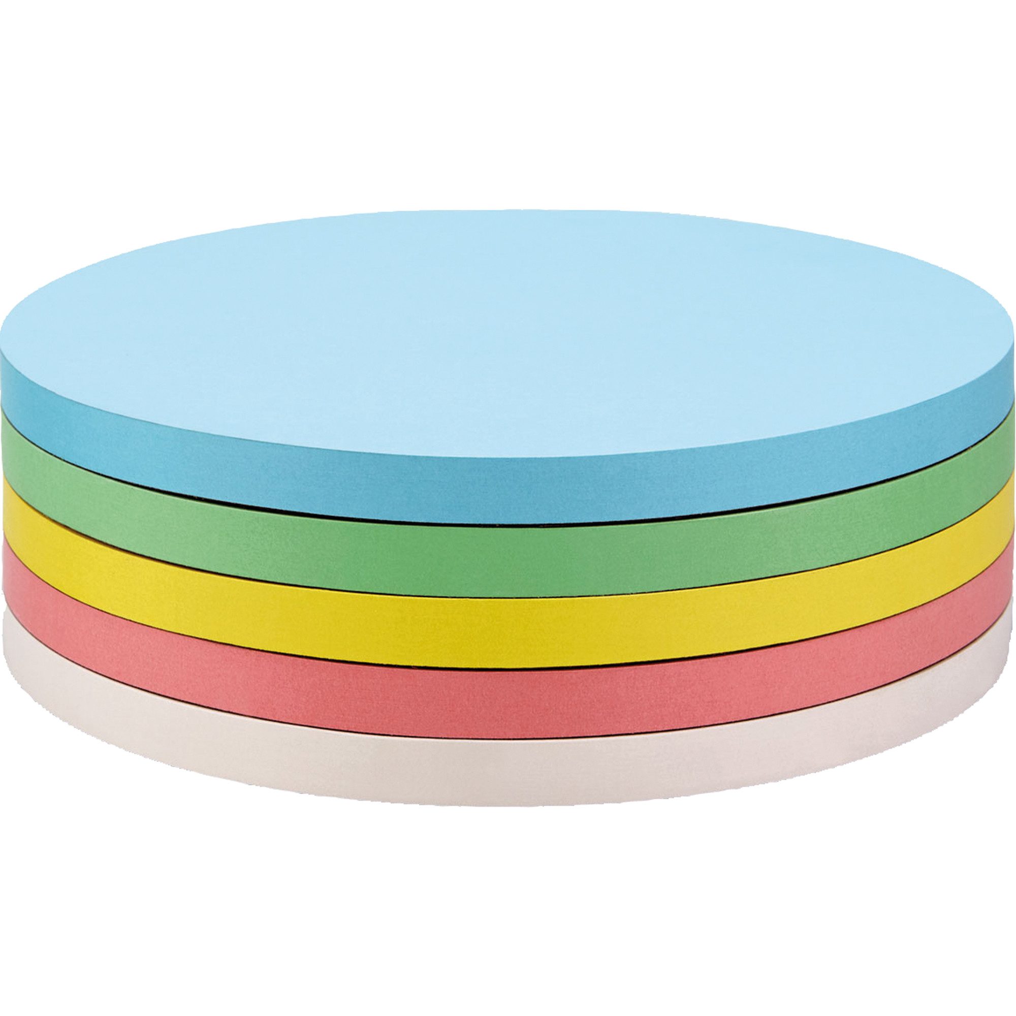 magnetoplan® Moderationskoffer Moderationskarte 111151790 selbstklebend rund 140mm sortiert 250 Stück