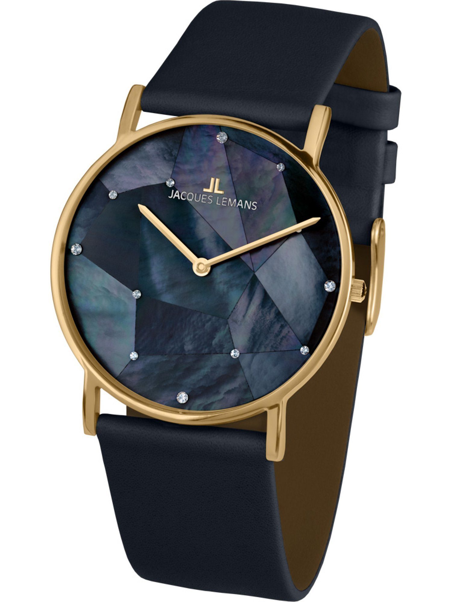 Quarzuhr Jacques Lemans Damen-Uhren Analog Quarz