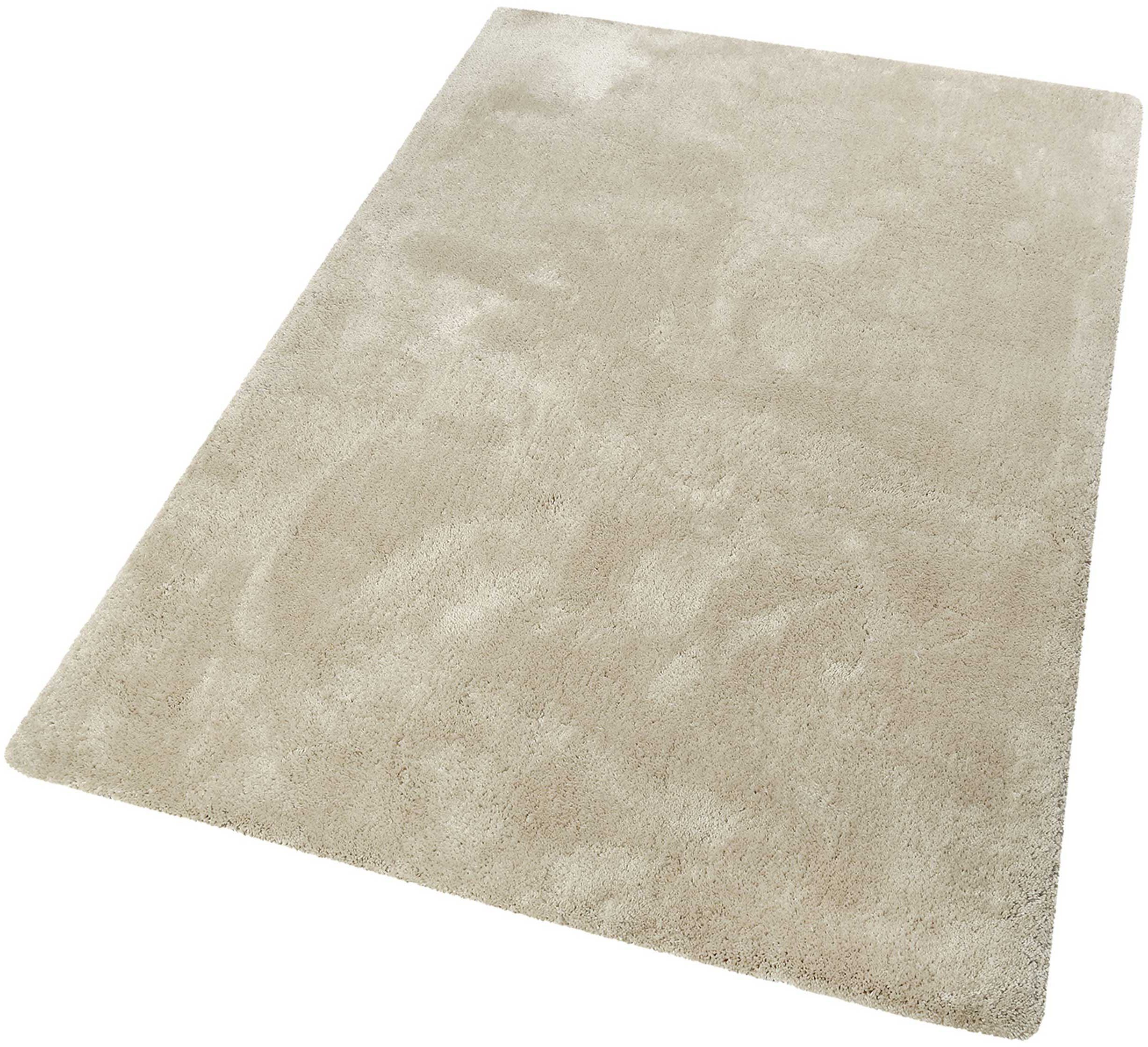 Hochflor-Teppich Relaxx, Esprit, rechteckig, Höhe: 25 mm, Wohnzimmer, sehr große Farbauswahl, weicher dichter Hochflor creme/beige/meliert