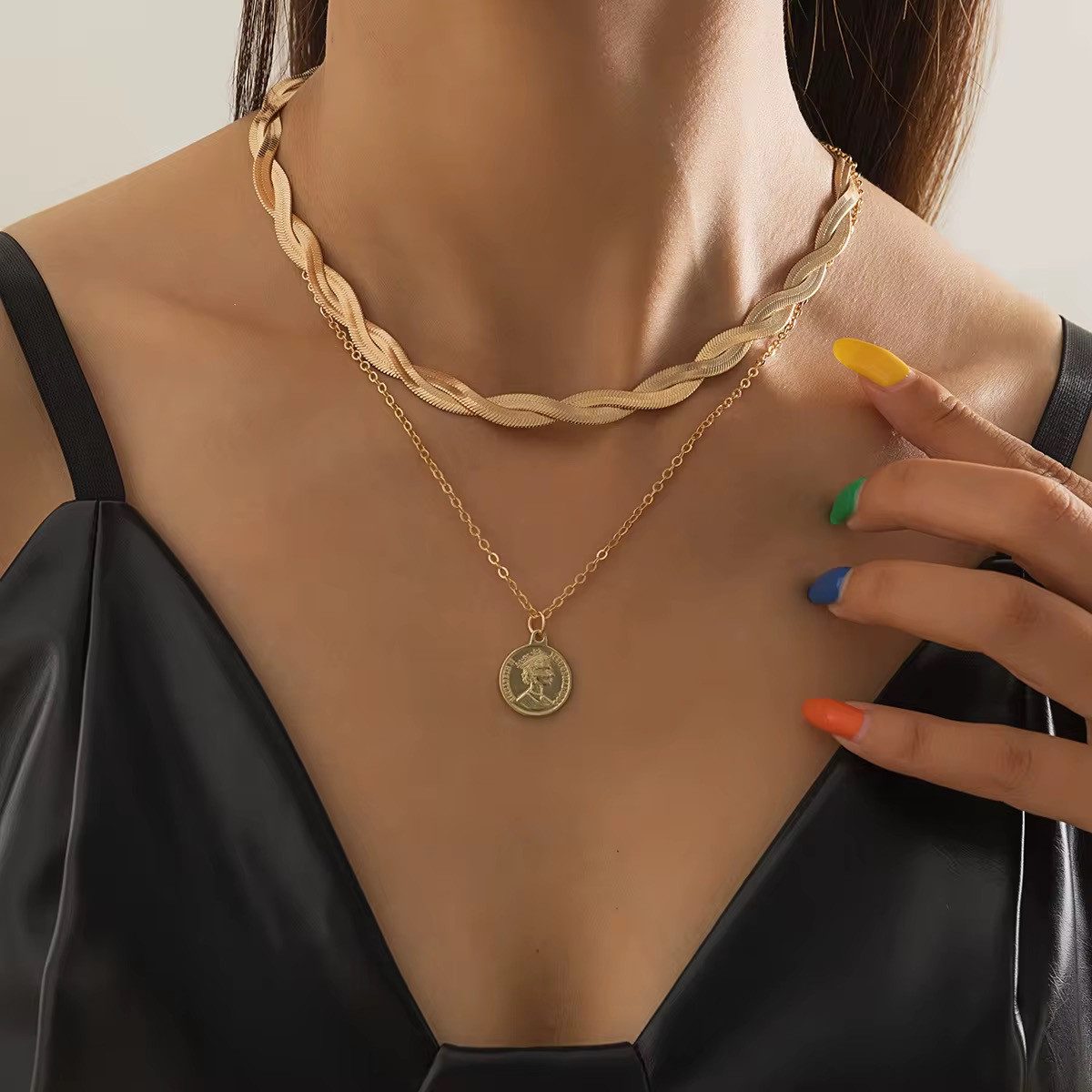 ROUGEMONT Edelstahlkette Wasserfeste Damen Halskette Edelstahl günstig online kaufen