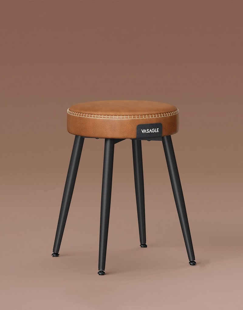 VASAGLE Sitzhocker (1 St), Esszimmerstuhl, EKHO Series, schminktisch stuhl, 48,2 cm hoch