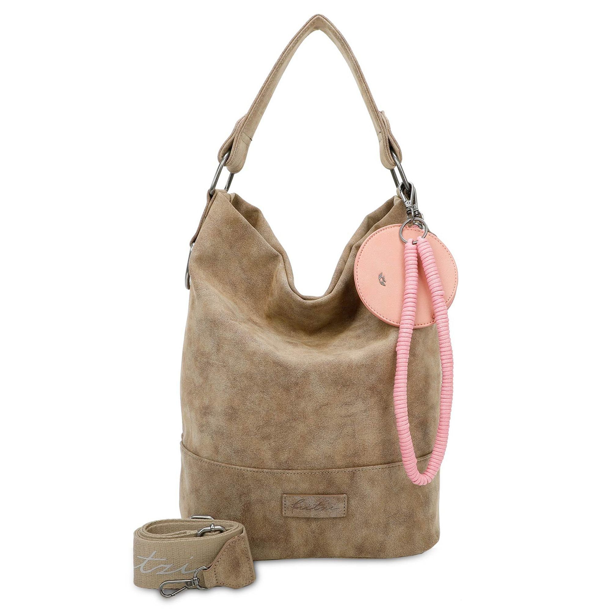 Fritzi aus Preußen Schultertasche Fritzi51N Olga, Polyurethan old wood