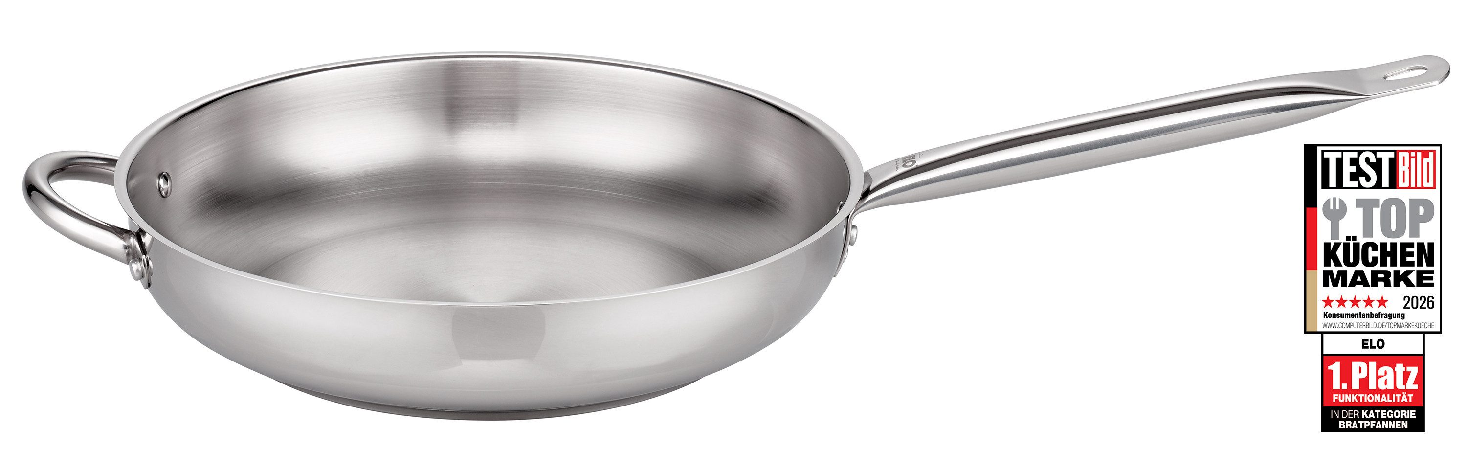 Elo Bratpfanne Profi Therm, Edelstahl 18/8 (1-tlg), Induktion