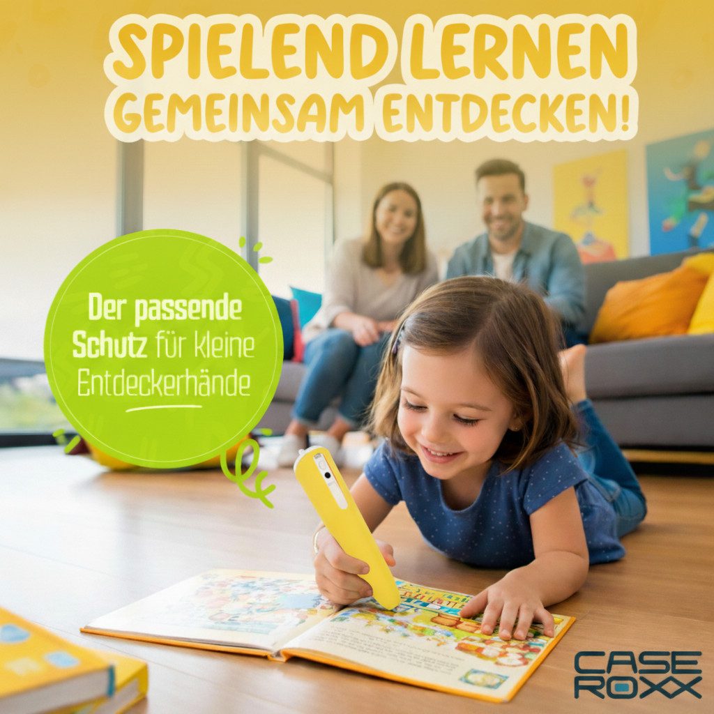 caseroxx Lernspielzeug Silikon-Hülle für Ravensburger TipToi Player (00700) / Lite 153 (1-St) – Bild 2 von 5