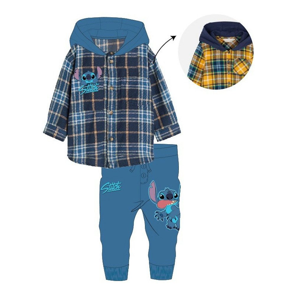 Shirt & Hose Stitch Bekleidungs-Set für Jungen, Langarm-Shirt & Hose, Gr. 62–92