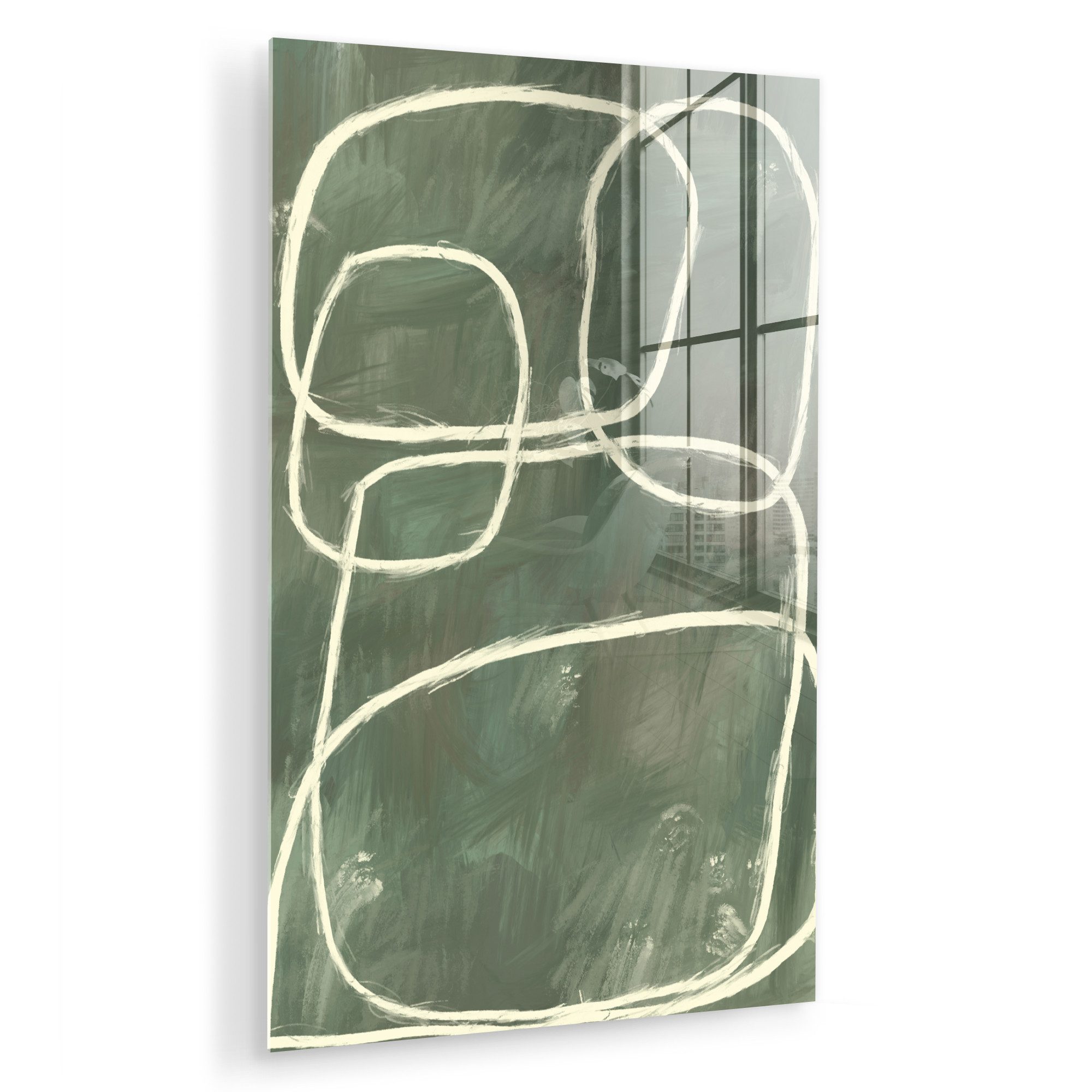 MuchoWow Acrylglasbild Abstrakt - Grün - günstig online kaufen
