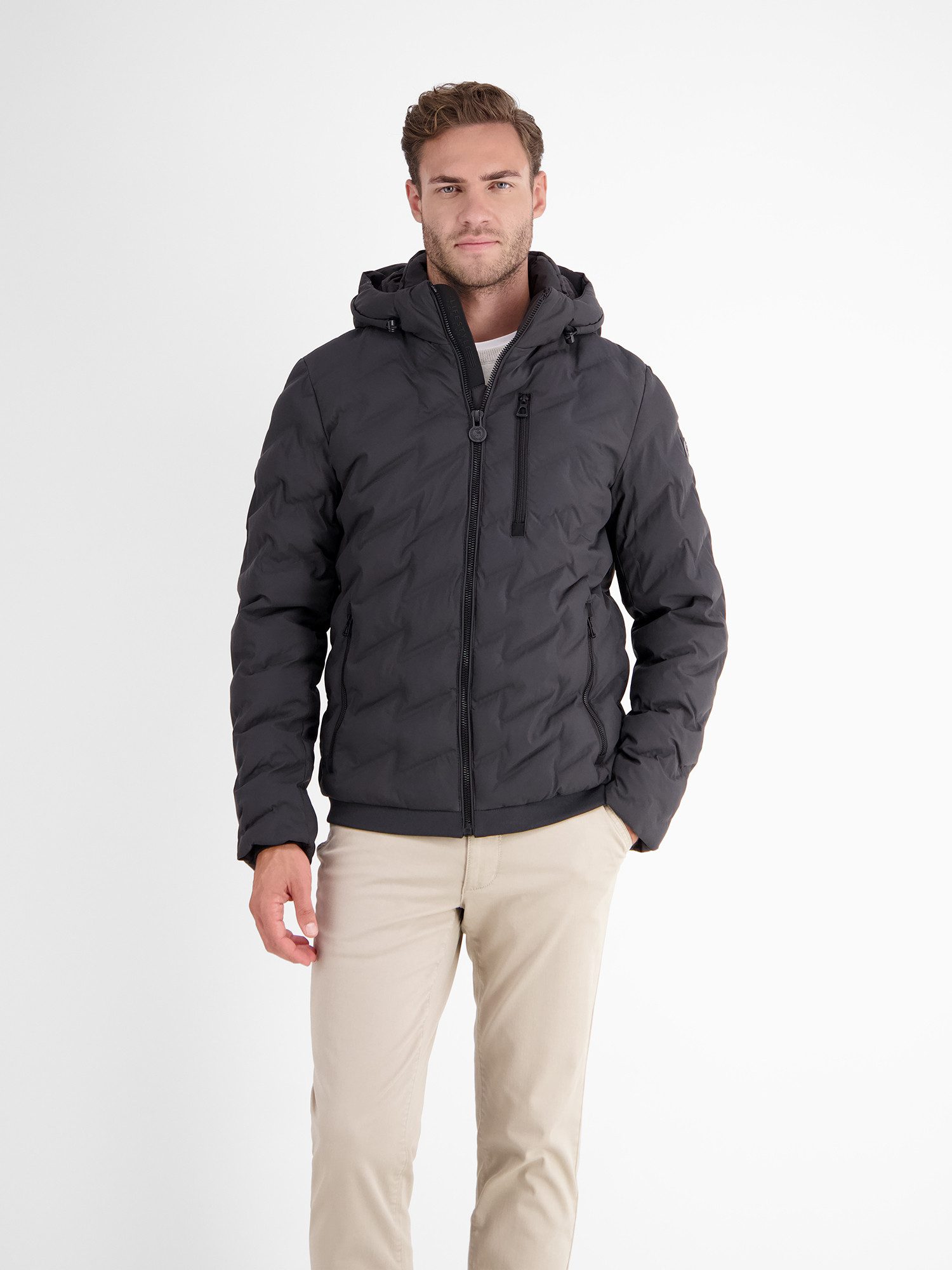 Outdoorjacke LERROS Sportive Funktions-Steppjacke für Herren