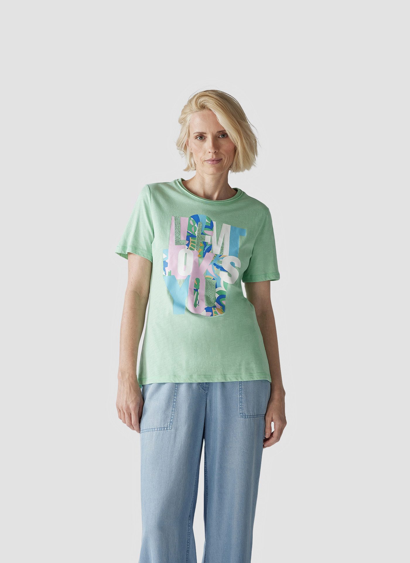 Print-Shirt LeComte Trendiges T-Shirt mit Statement-Print